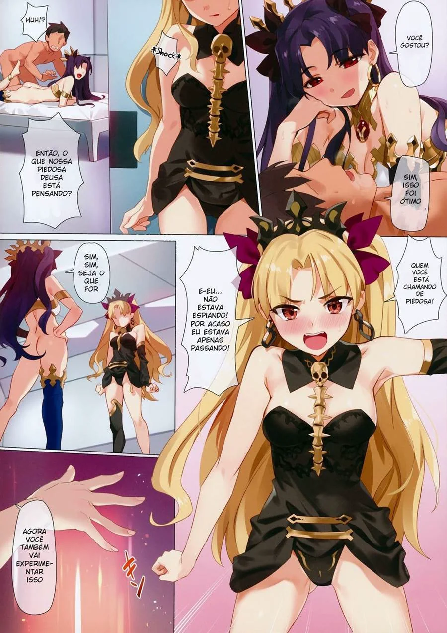 Incesto entre irmãs lésbicas em orgia com Succubus Hentai em HQ Brasileira