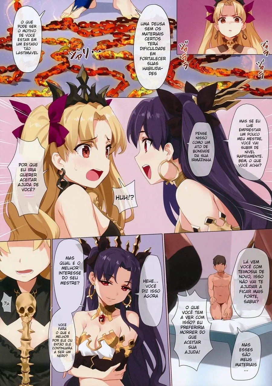 Incesto entre irmãs lésbicas em orgia com Succubus Hentai em HQ Brasileira