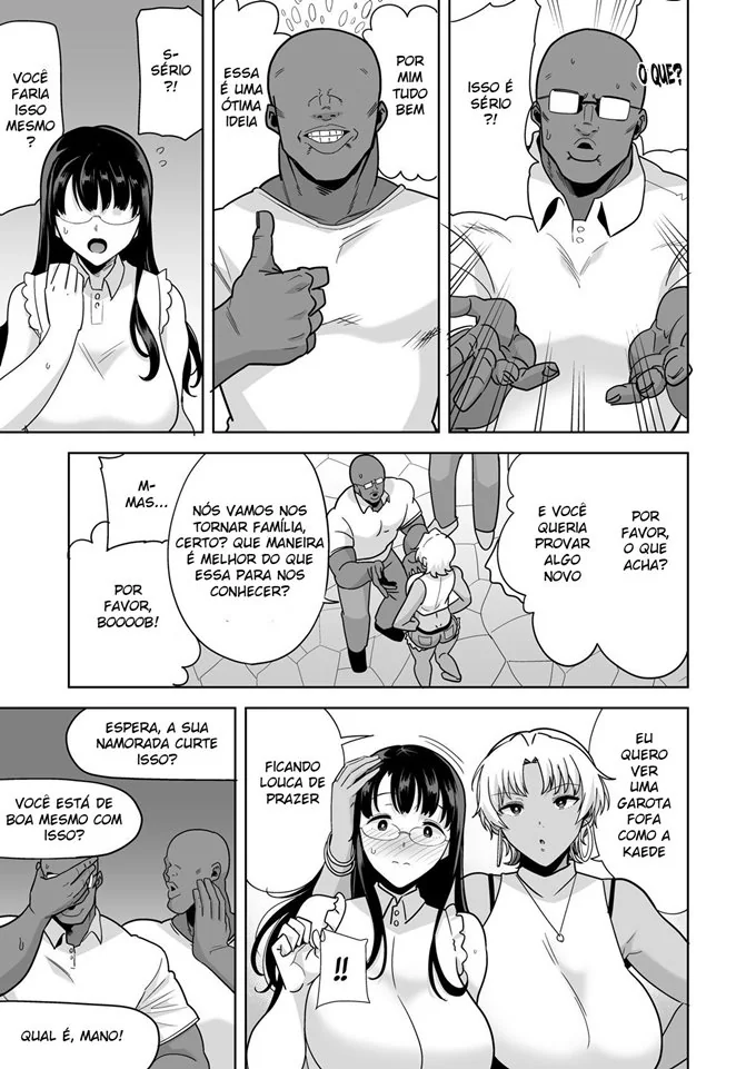 Método Selvagem 3: Troca de Namoradas Negras: Uma Aventura de Pura Sacanagem em Hentai Brasileiro