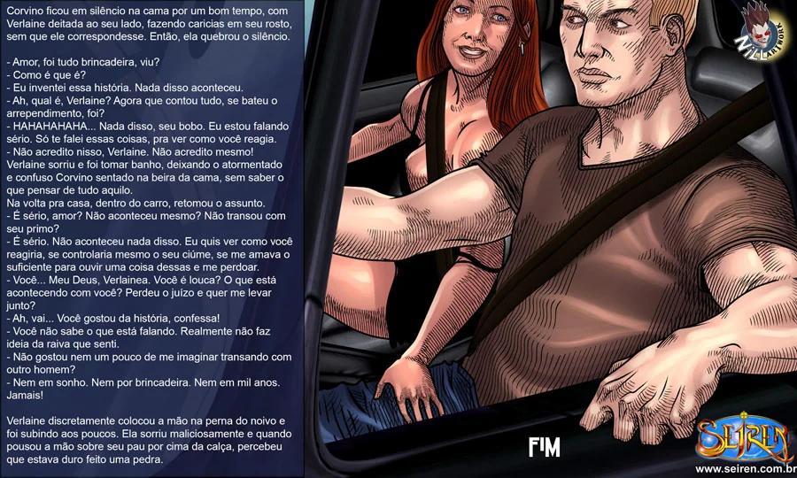 Corvino e sua noiva piranha: ciúmes, sexo e segredos na rodoviária – Em hentai HQ