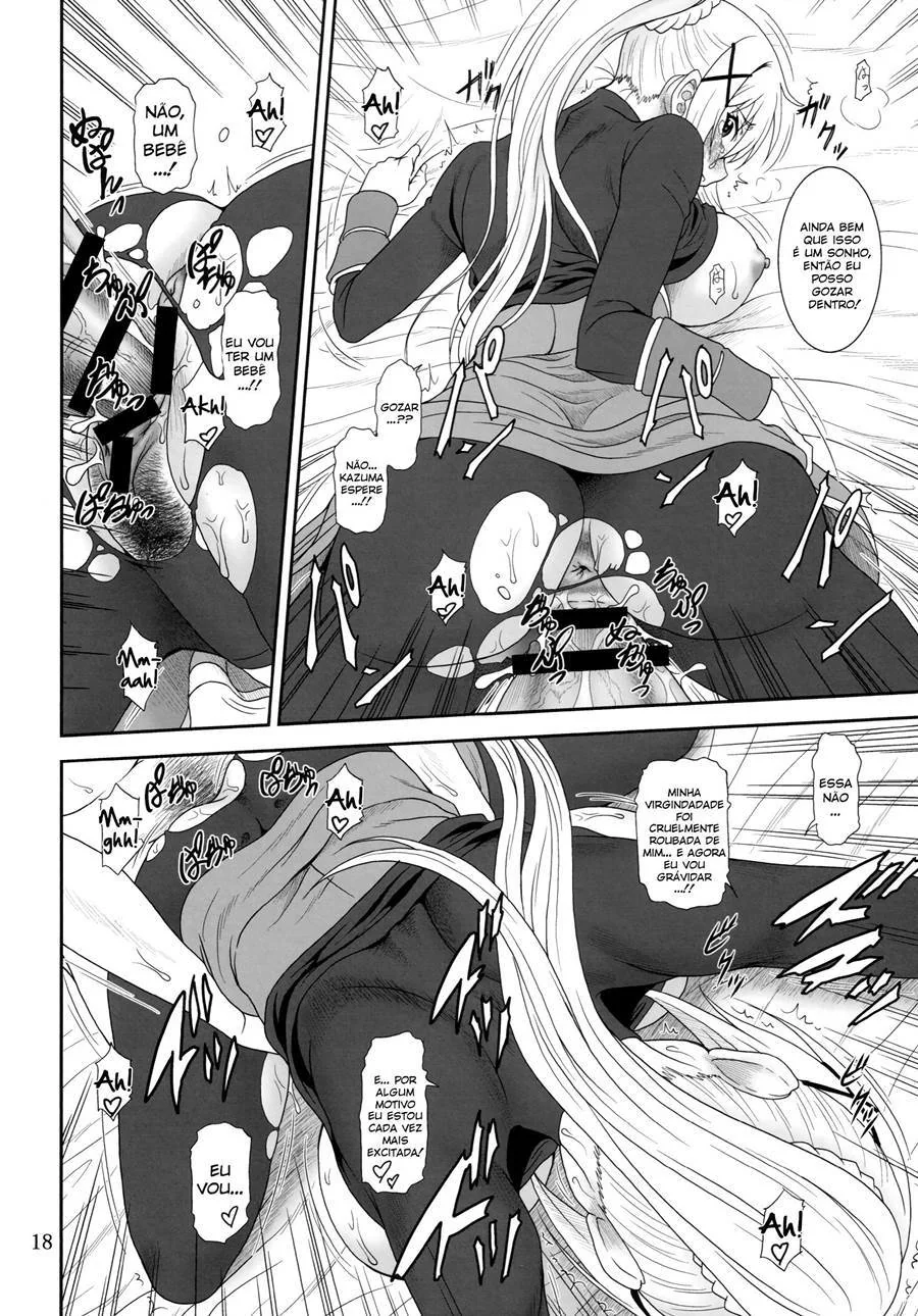Piranha do KonoSuba Hentai: Flagrou Pau Duro e Quer Rola em HQ Brasileiro!