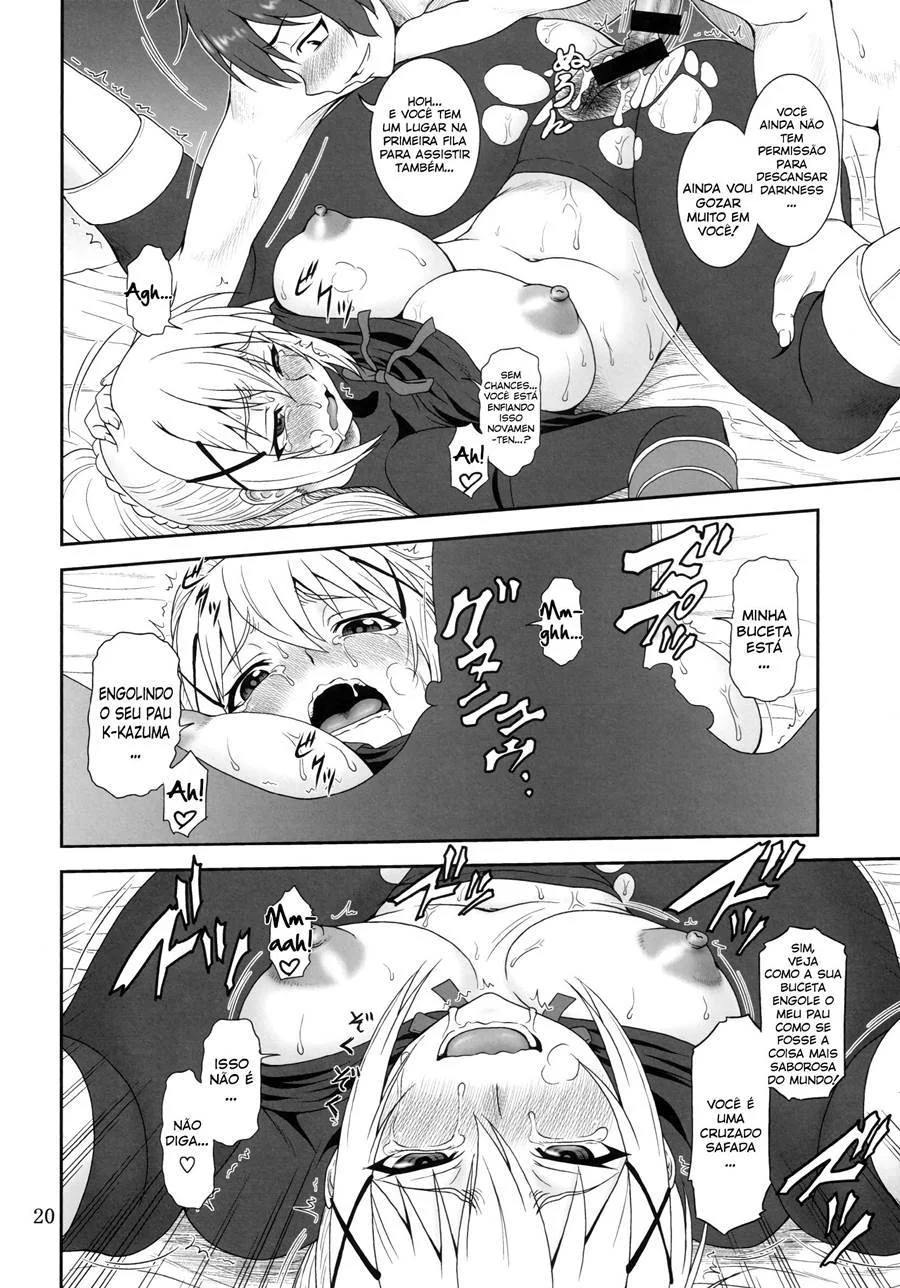 Piranha do KonoSuba Hentai: Flagrou Pau Duro e Quer Rola em HQ Brasileiro!