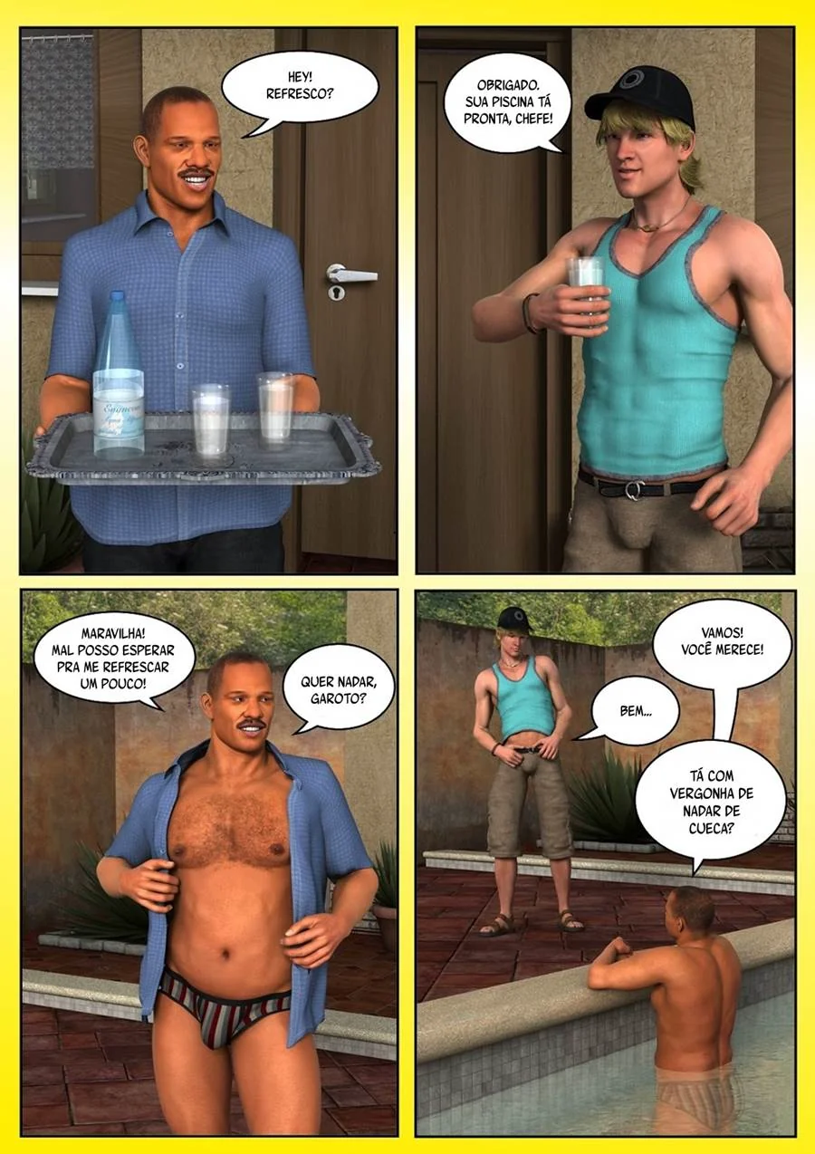 O Empregado Gostoso e o Chefe Tarado – Uma Deliciosa Aventura em Hentai Gay HQ Brasileiro