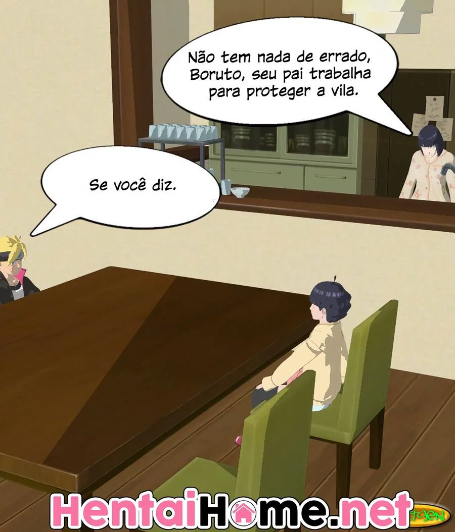 Boruto Fodendo Mamãe Hinata na Ausência do Papai – Hentai HQ Brasileiro