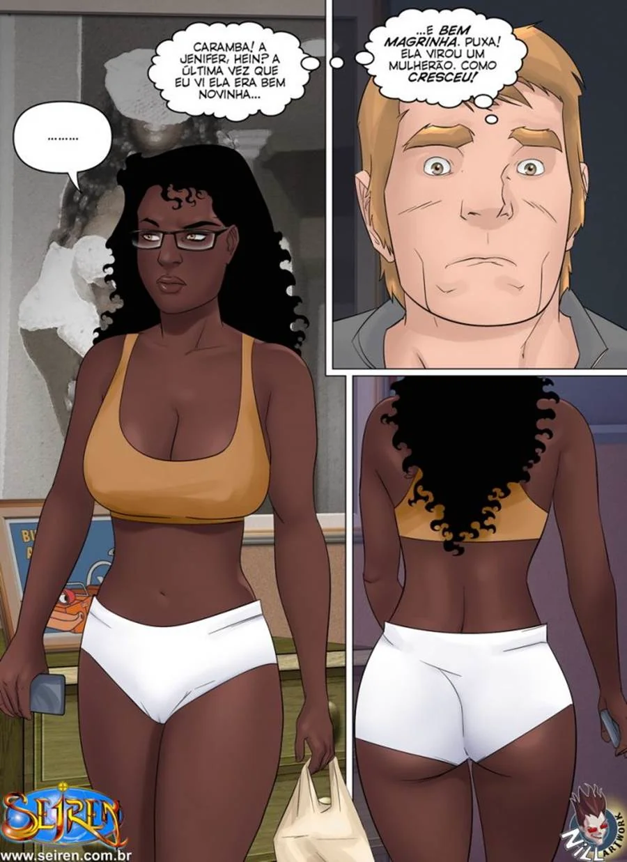 A Princesinha Negra e a Rola do Amigo do Irmão em HQ Brasileiro