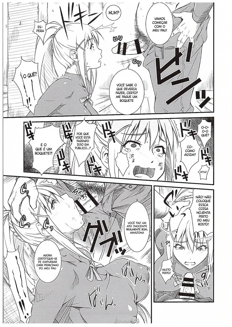 Piranha do KonoSuba Hentai é Punida com Rola de Todos os Membros do Grupo – Hentai HQ Brasileiro
