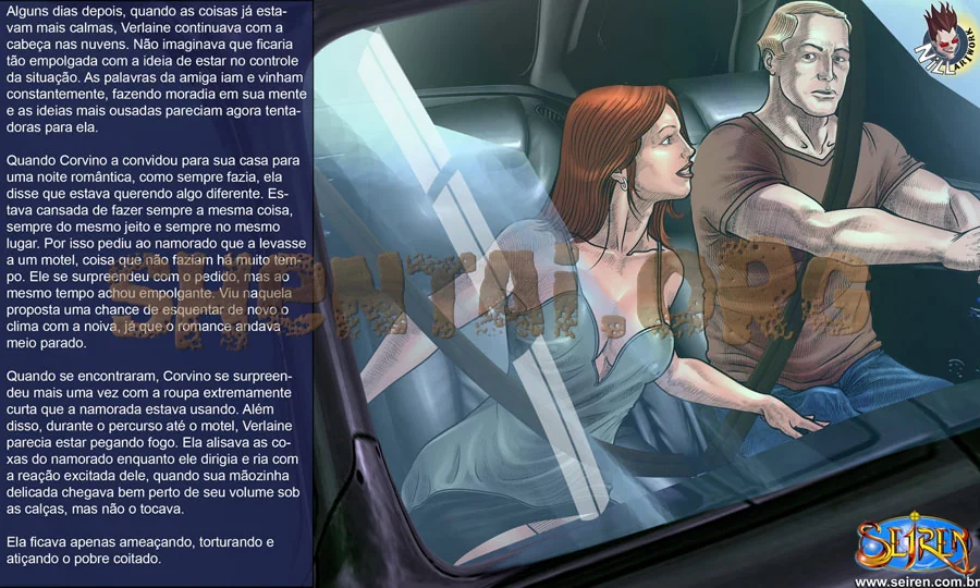 Corvino e sua noiva piranha: ciúmes, sexo e segredos na rodoviária – Em hentai HQ