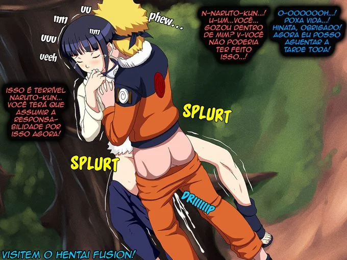 Hinata sendo fodida por Naruto em hentai HQ brasileiro de tirar o fôlego!