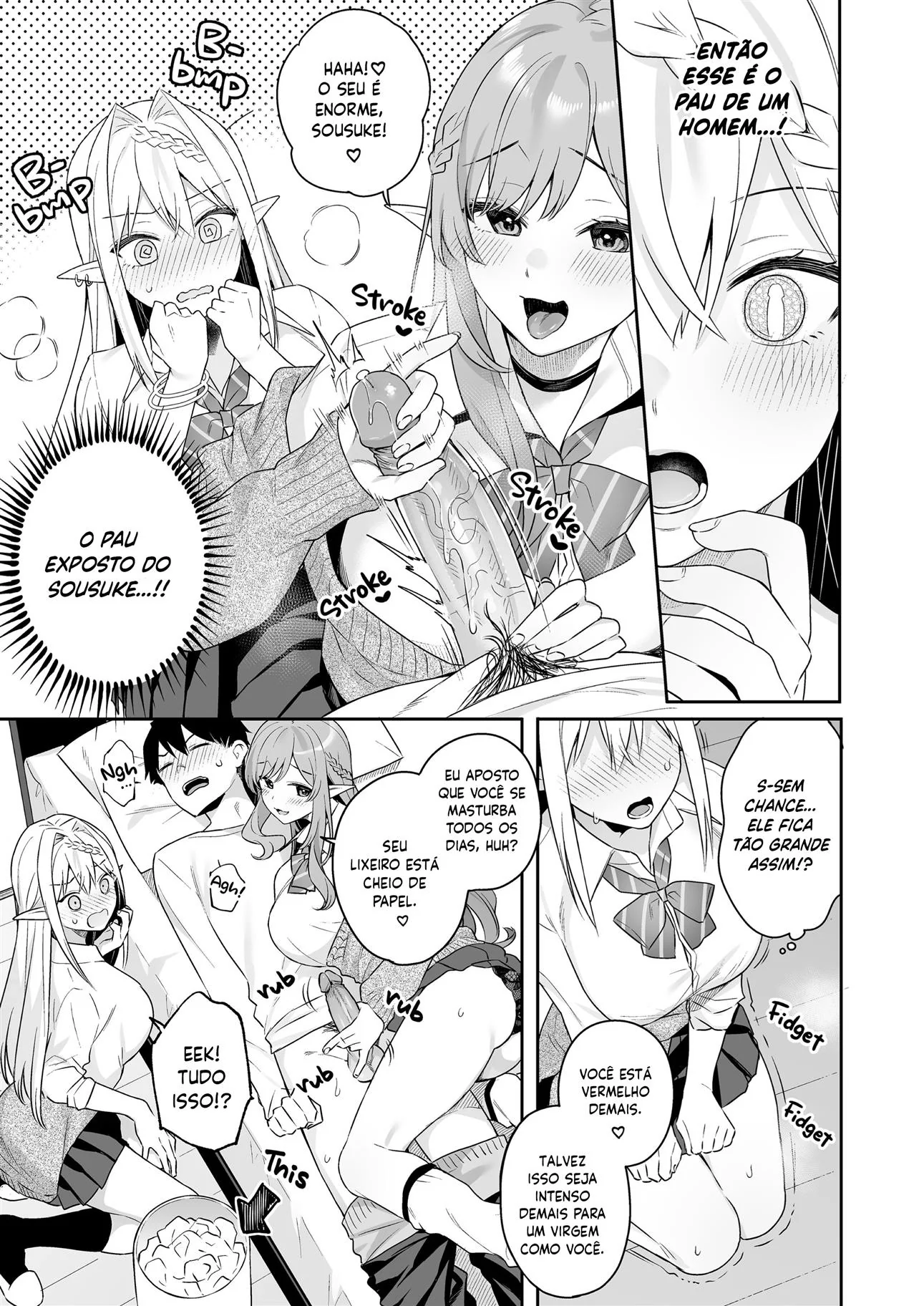 Piranha Elfica Convencendo o Irmão a Meter a Pica na Dieta Vegana – Hentai HQ