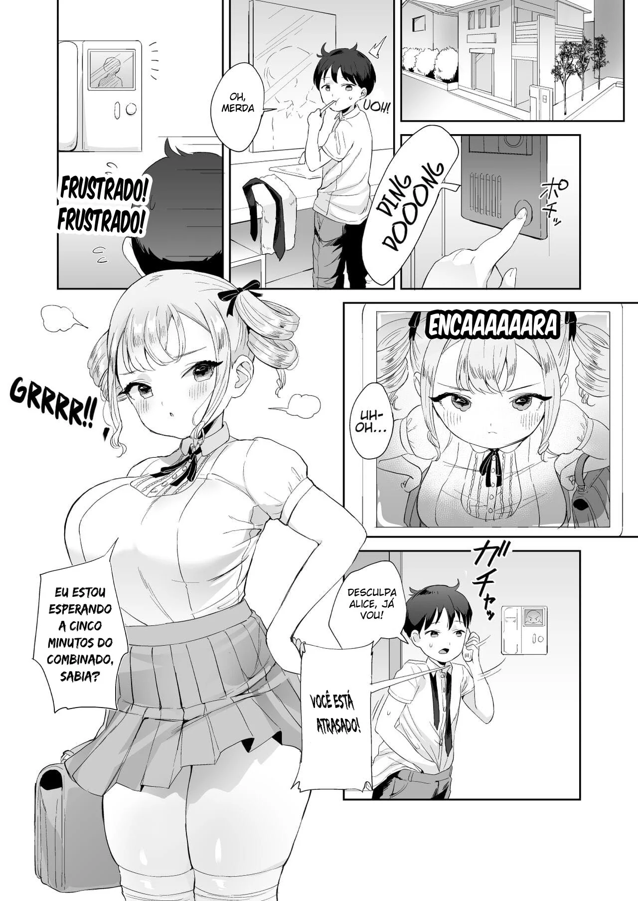 Alice e seu professor: A piranha curiosa” em hentai HQ