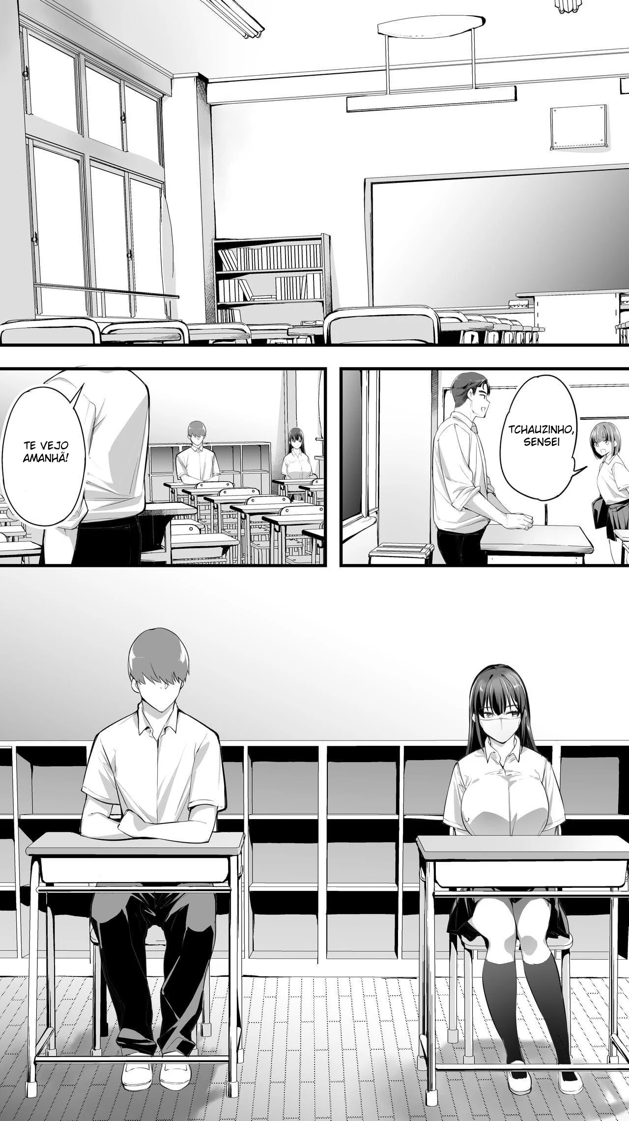 Desafio da Vaca Safada: Ako e seu Senpai numa Caceteira Sem Limites em Hentai HQ