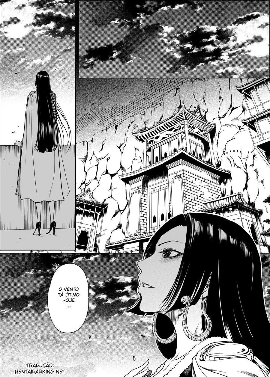 Boa Hancock Piranha Querendo Rola do Luffy em Hentai HQ Brasileiro