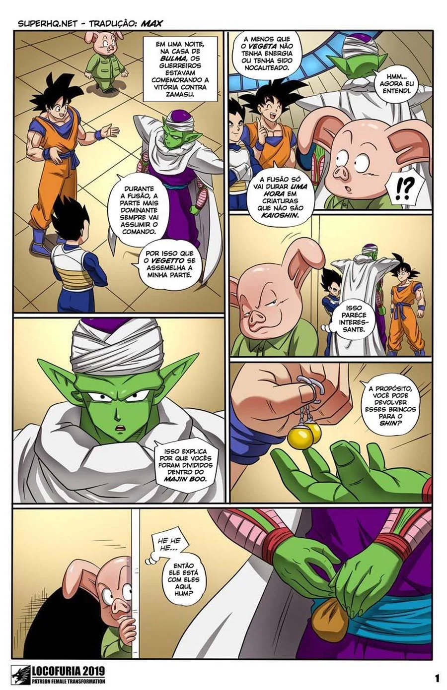 Bulma e os Brincos Potara: A Foda Proibida – Hentai HQ Brasileiro