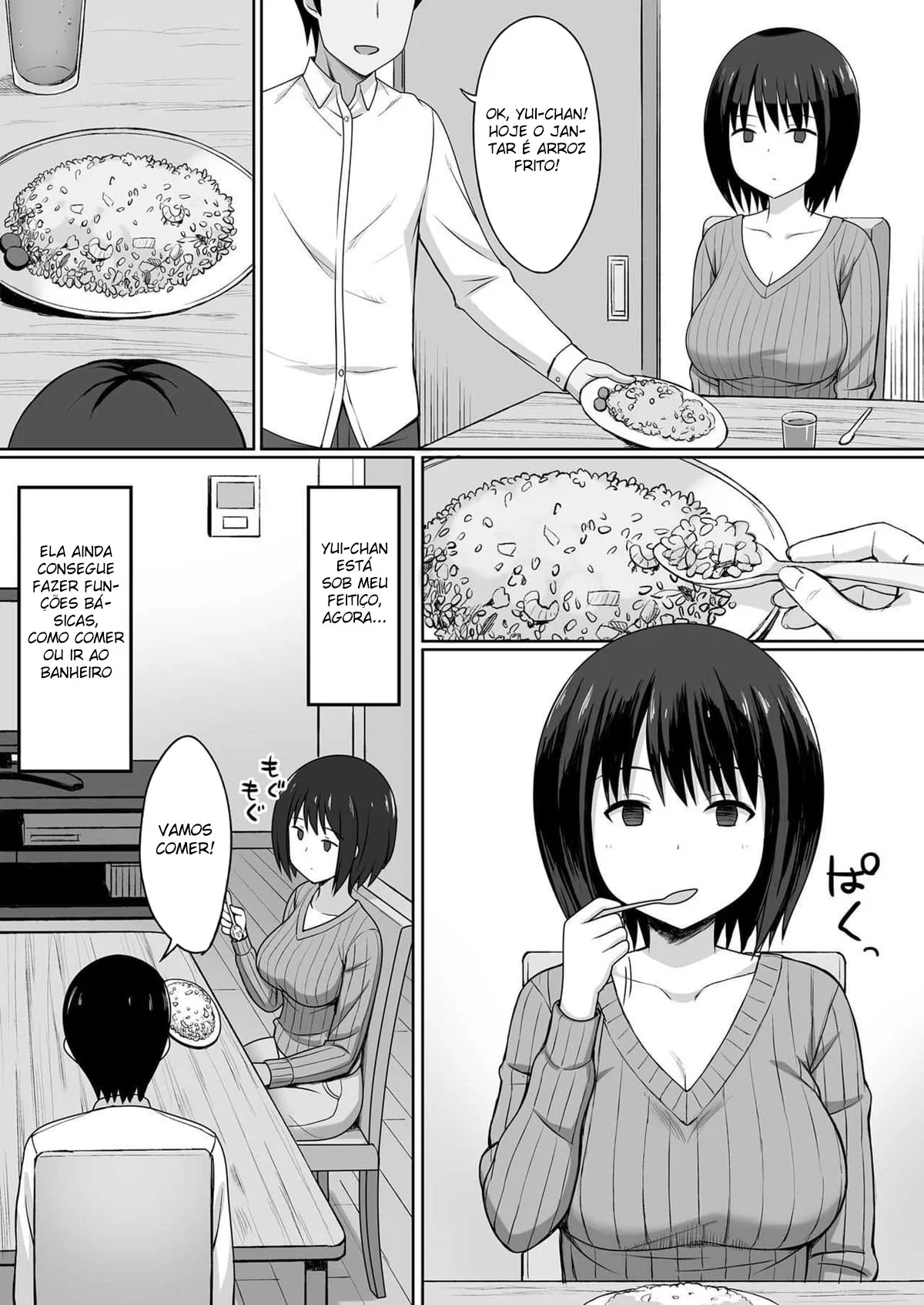 Tome a Pílula Errada: Uzuki Engolindo Pica na Esperança de Emagrecer em Hentai HQ