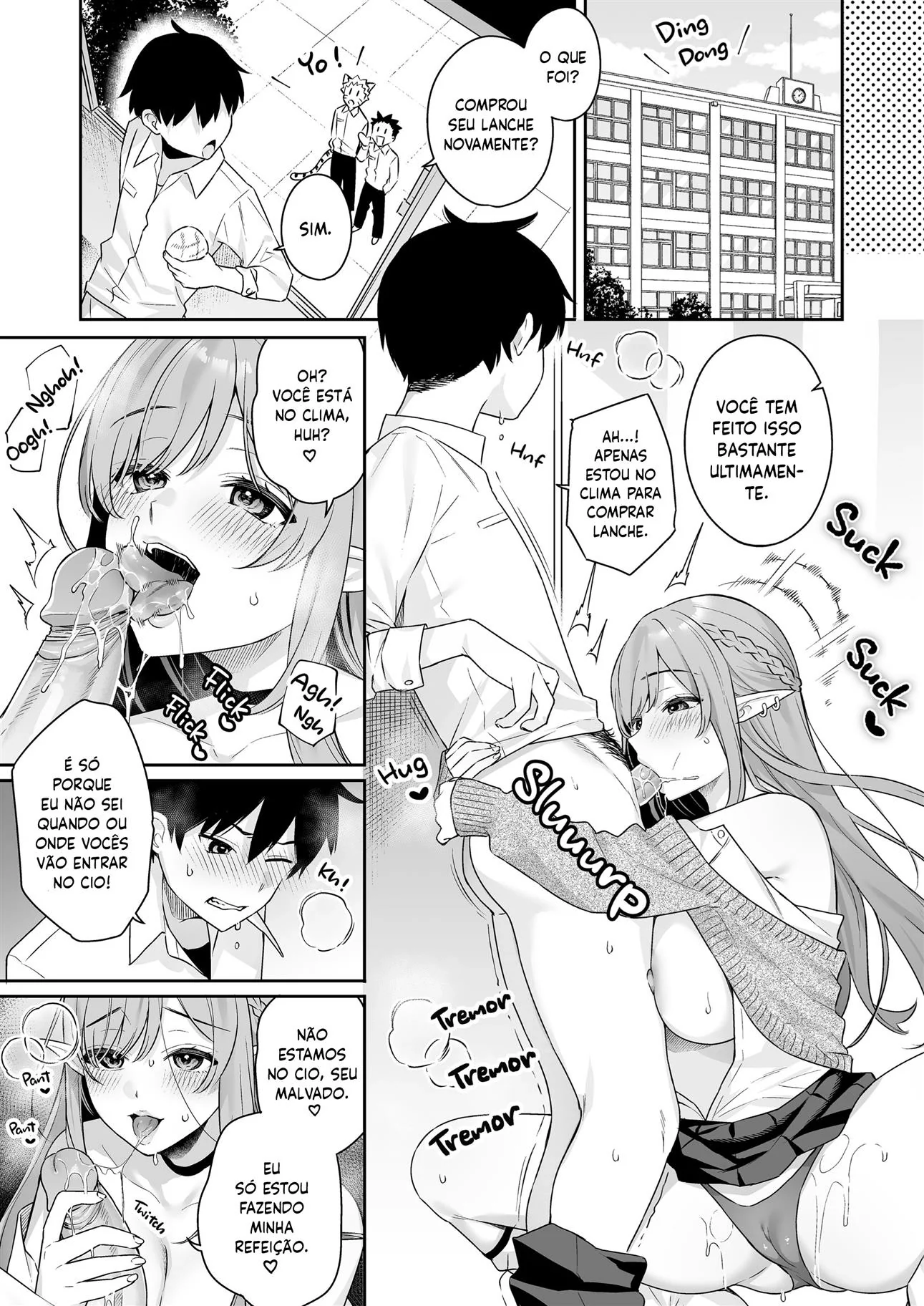 Piranha Elfica Convencendo o Irmão a Meter a Pica na Dieta Vegana – Hentai HQ