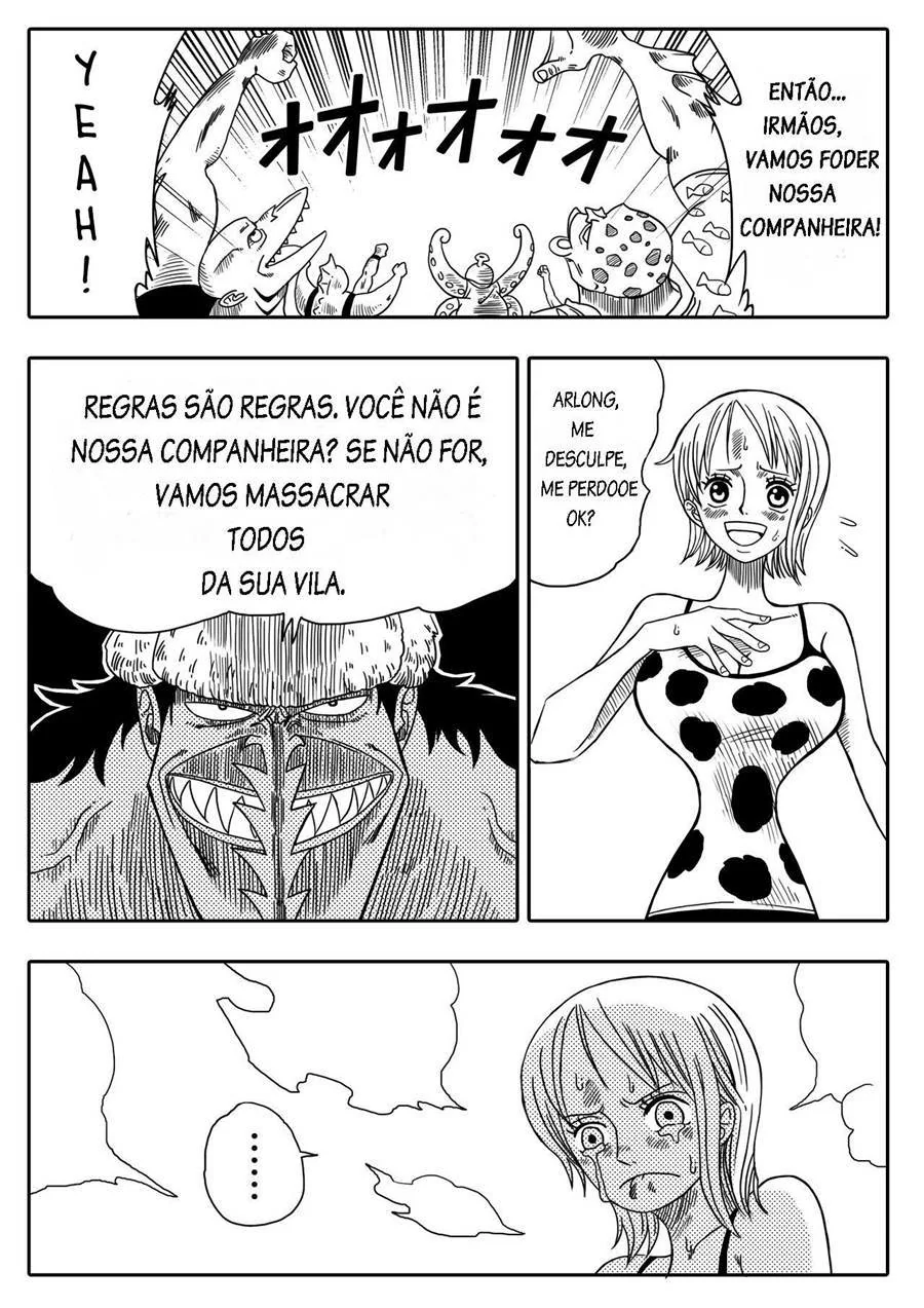 Nami Vs Arlong: Piranha Quebrando Regras no Hentai HQ Brasileiro