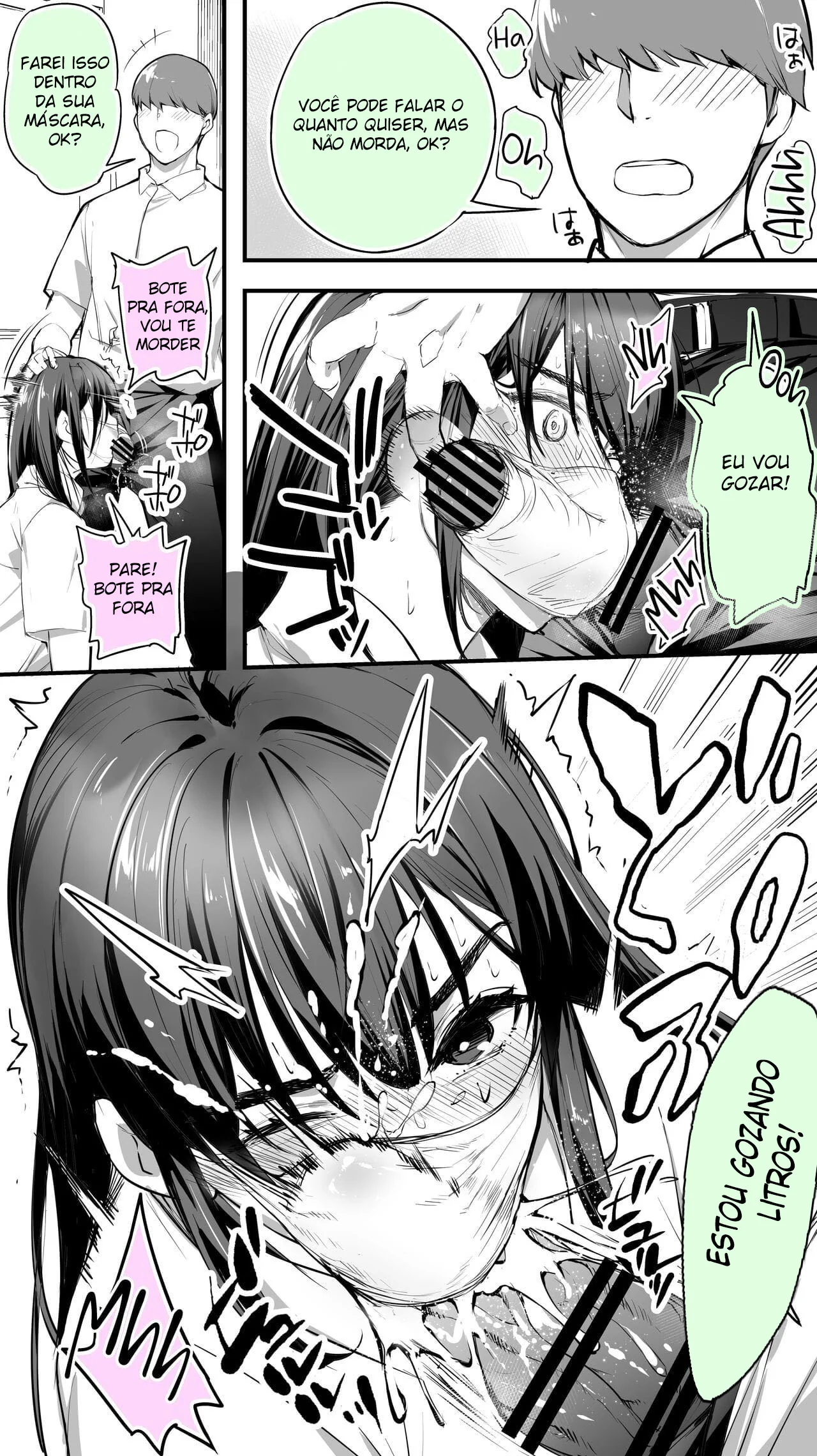 Desafio da Vaca Safada: Ako e seu Senpai numa Caceteira Sem Limites em Hentai HQ