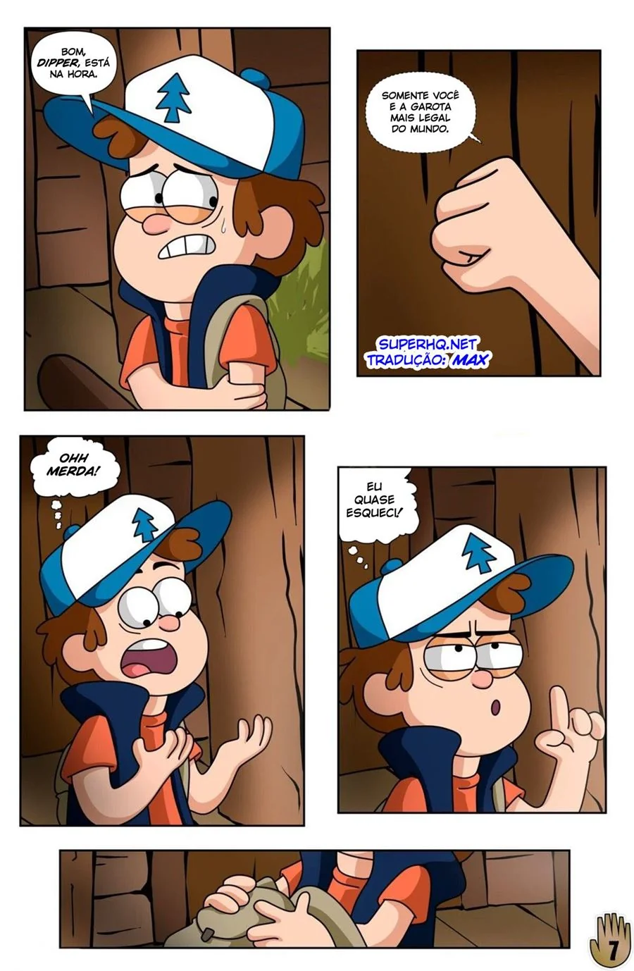 Dipper finalmente come a buceta gostosa da Wendy em Hentai HQ