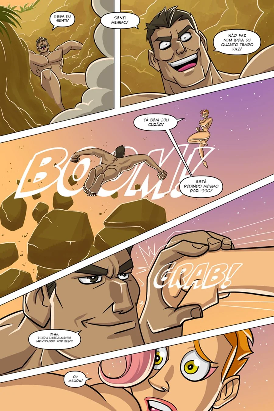 Hentai HQ – Mighty Honey 2: Piranha peituda fodendo gostoso em HQ Brasileiro