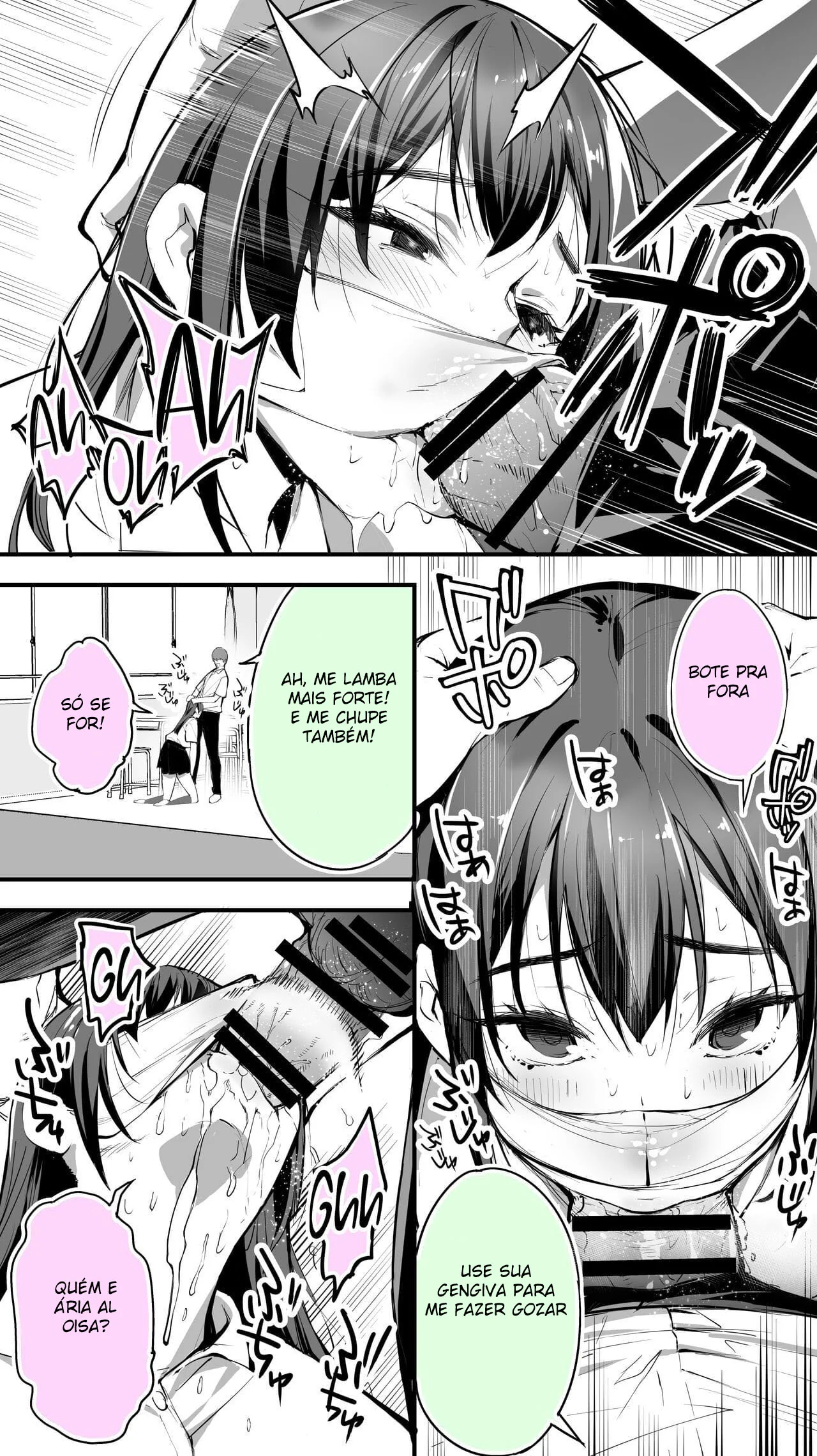 Desafio da Vaca Safada: Ako e seu Senpai numa Caceteira Sem Limites em Hentai HQ