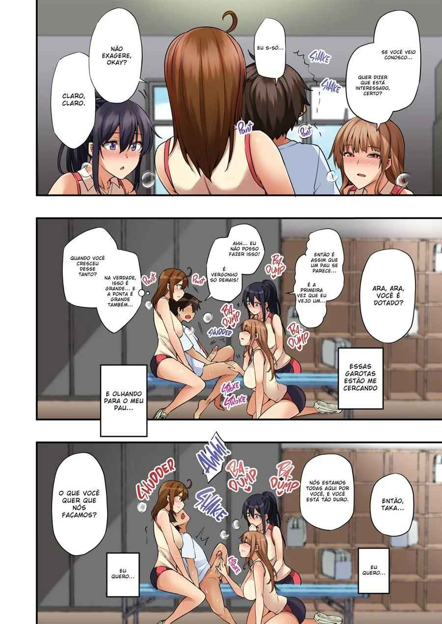 Fodendo a irmã e as piranhas do vôlei em hentai HQ brasileiro