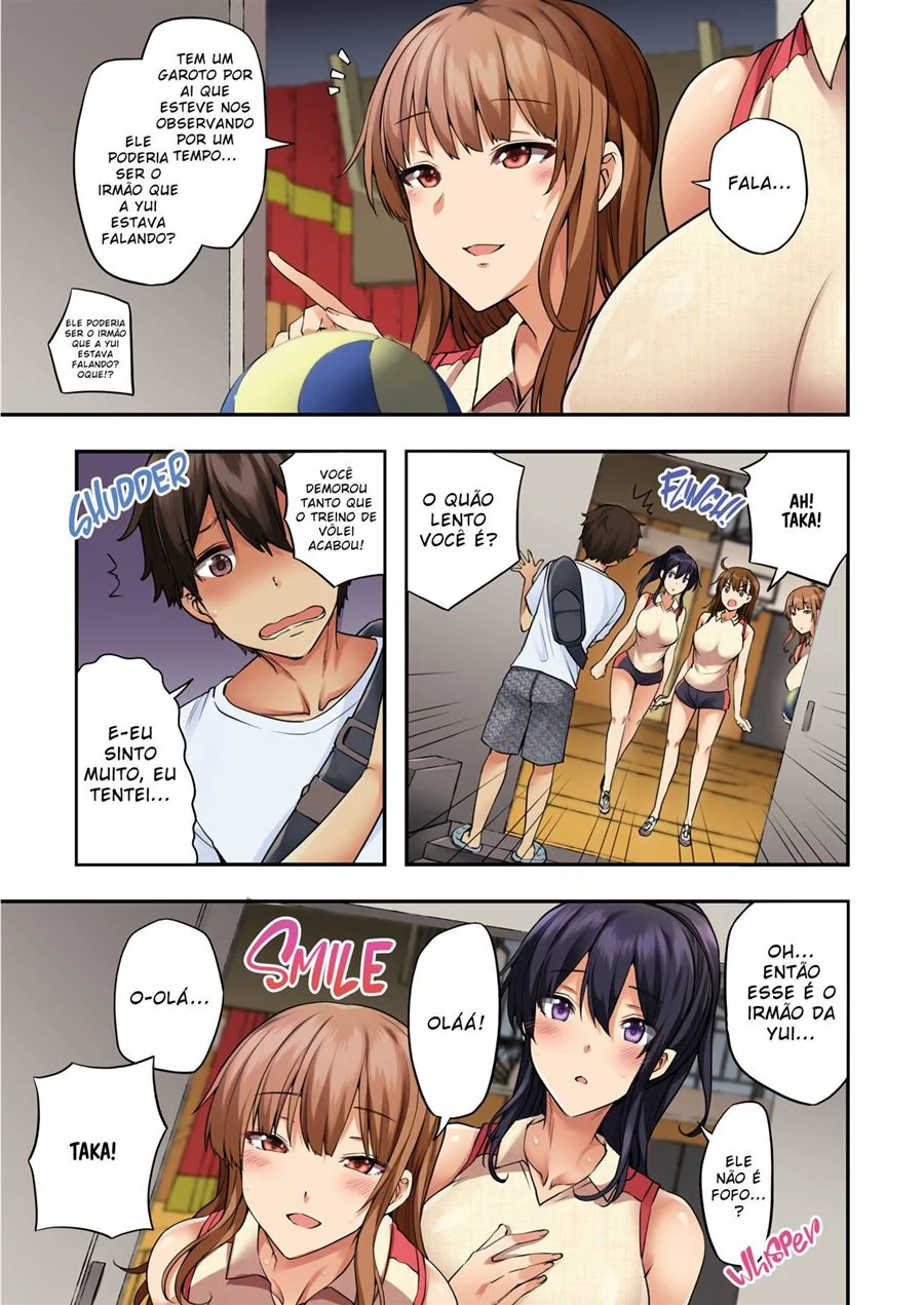 Fodendo a irmã e as piranhas do vôlei em hentai HQ brasileiro