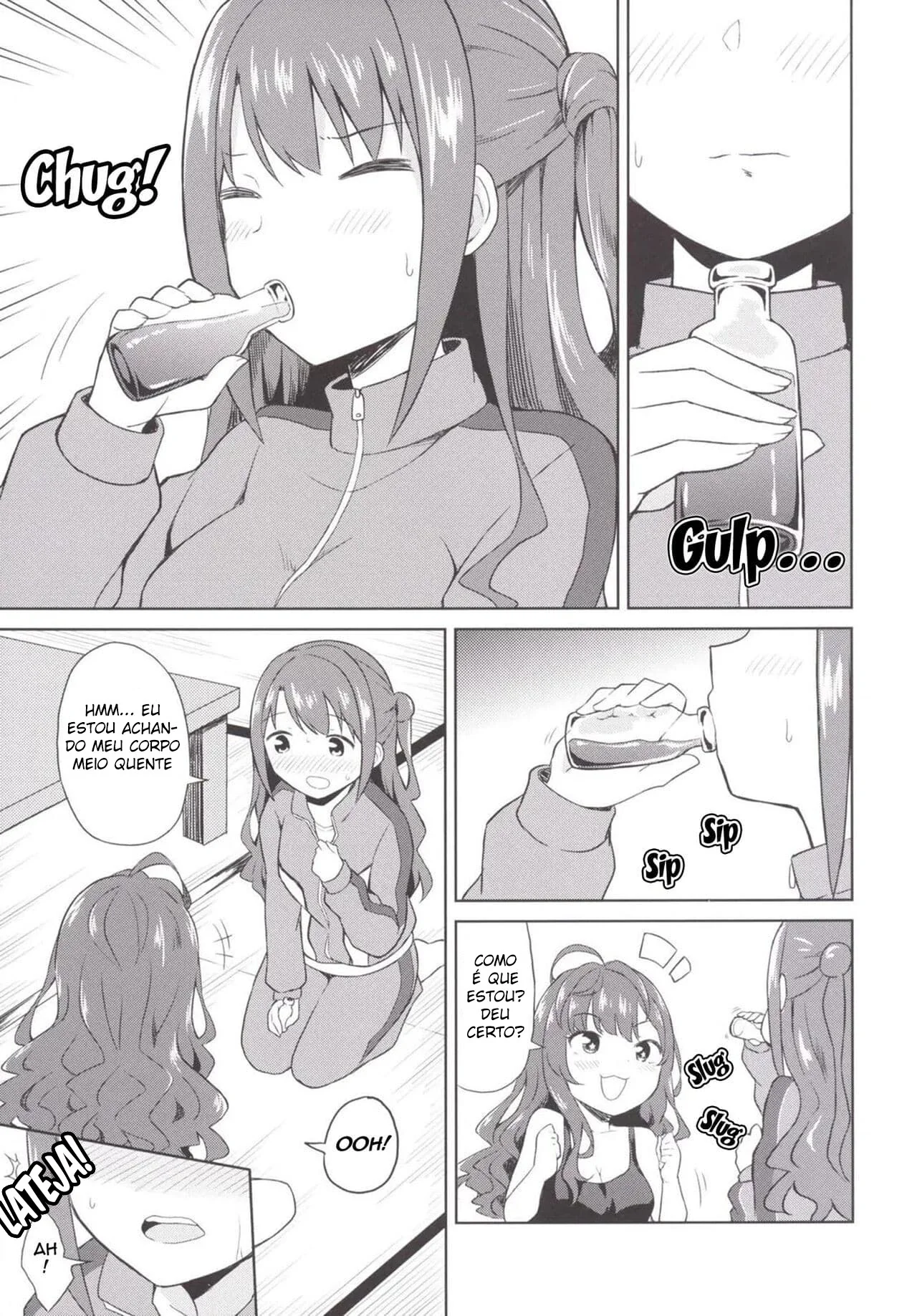 Piranhas das Fontes Termais: Poção Errada da Shiki-chan” em HQ Brasileiro