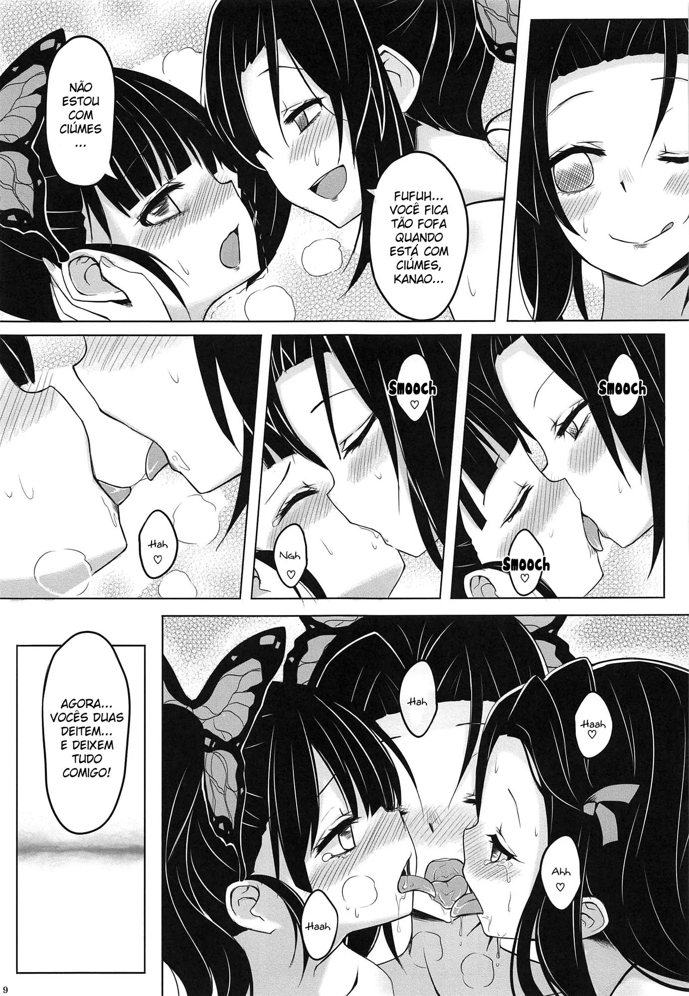 A Transformação de Nezuko: Sexo Lésbico e Putaria