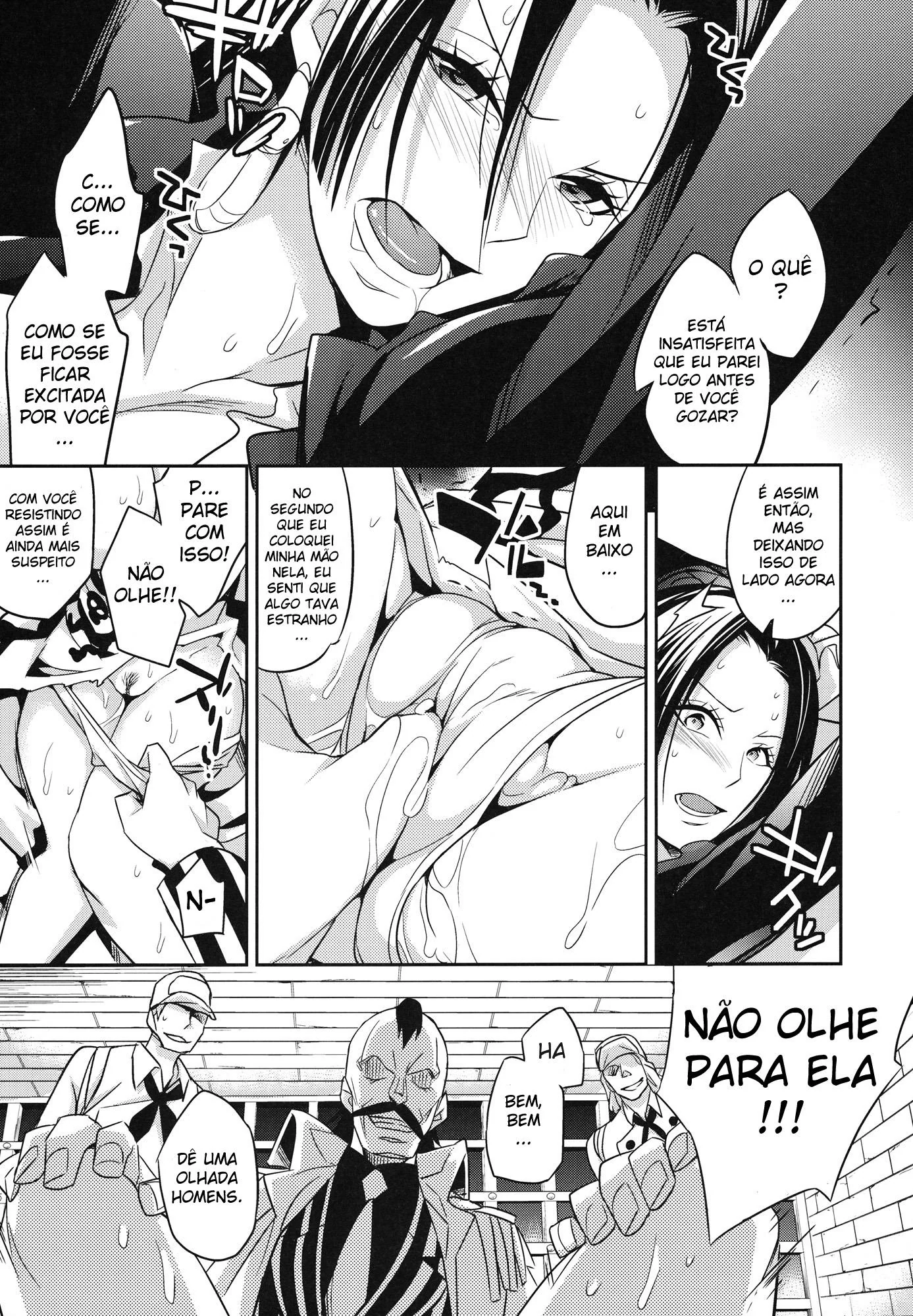 Hancock e Luffy: Foda Escondida no One Piece Hentai HQ Brasileiro