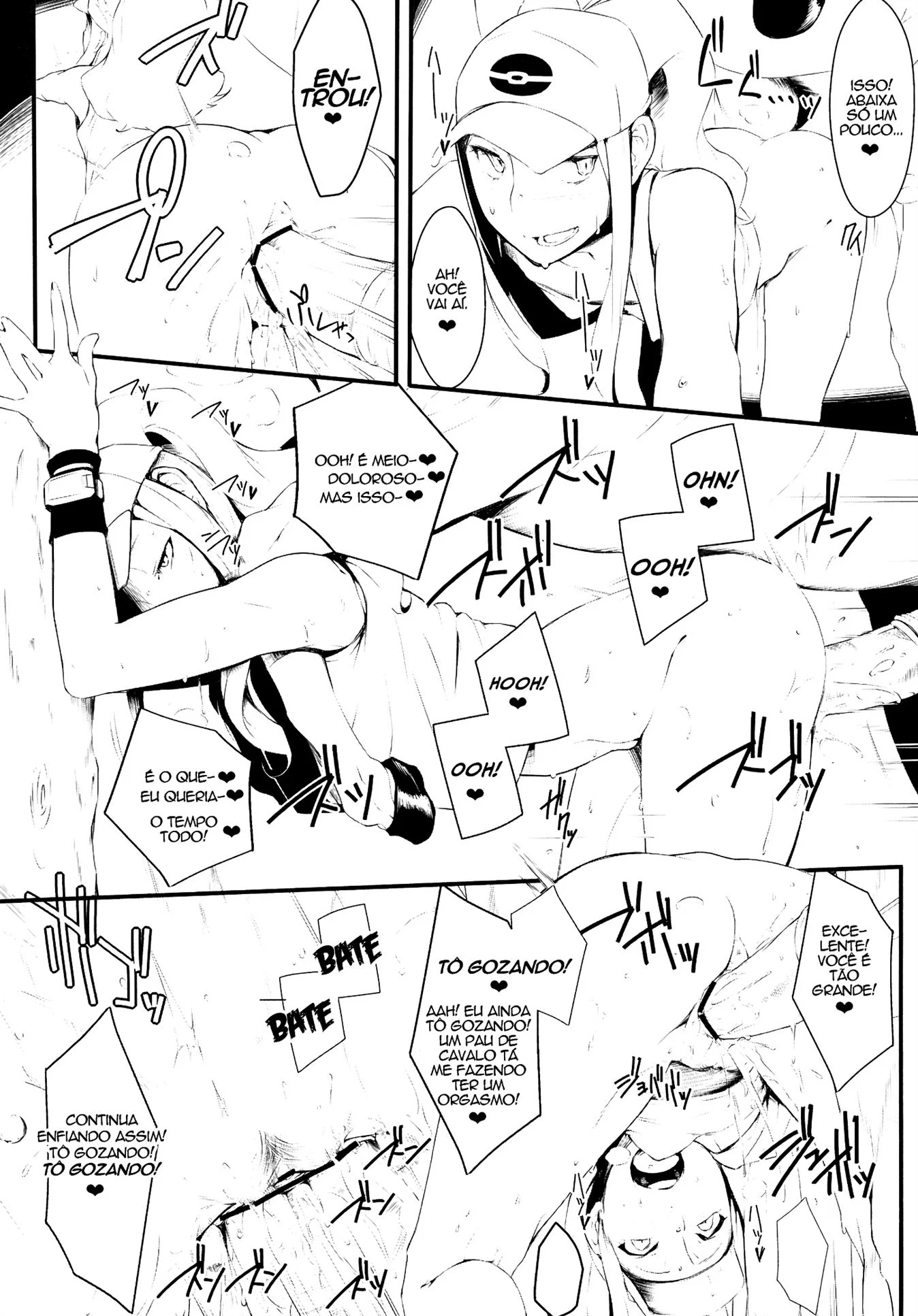 Hilda e seus Pokémons tarados – A orgia Hentai mais quente em HQ Brasileiro