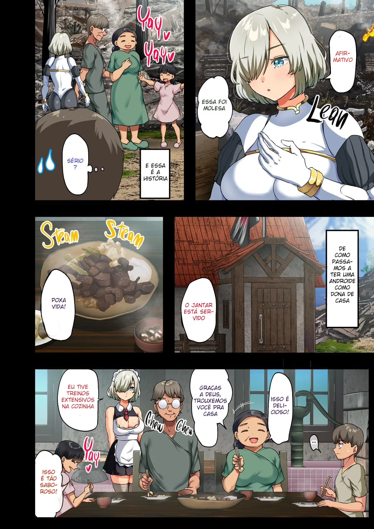 Androide Safada – A Nova Integração Familiar em Hentai HQ Brasileiro