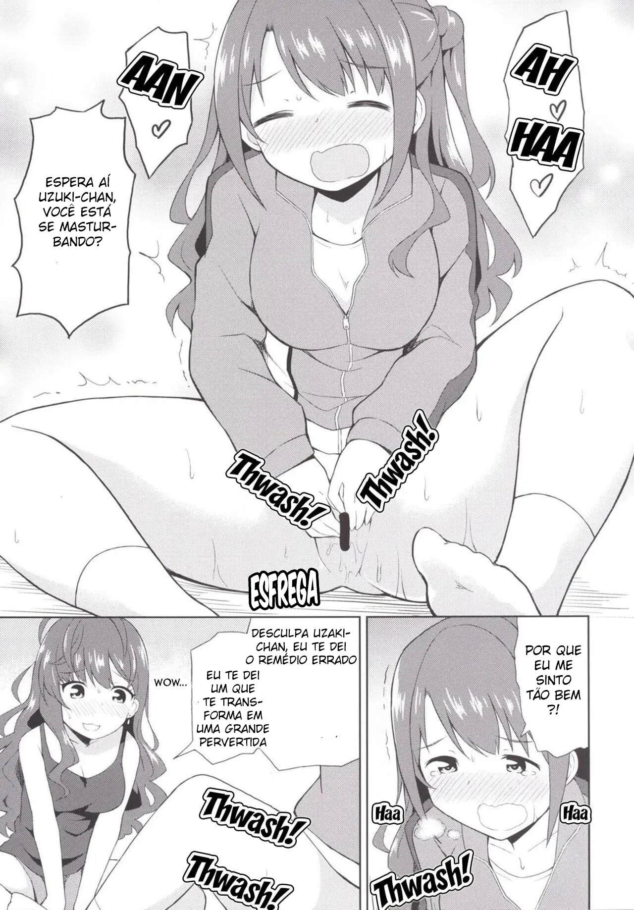 Piranhas das Fontes Termais: Poção Errada da Shiki-chan” em HQ Brasileiro