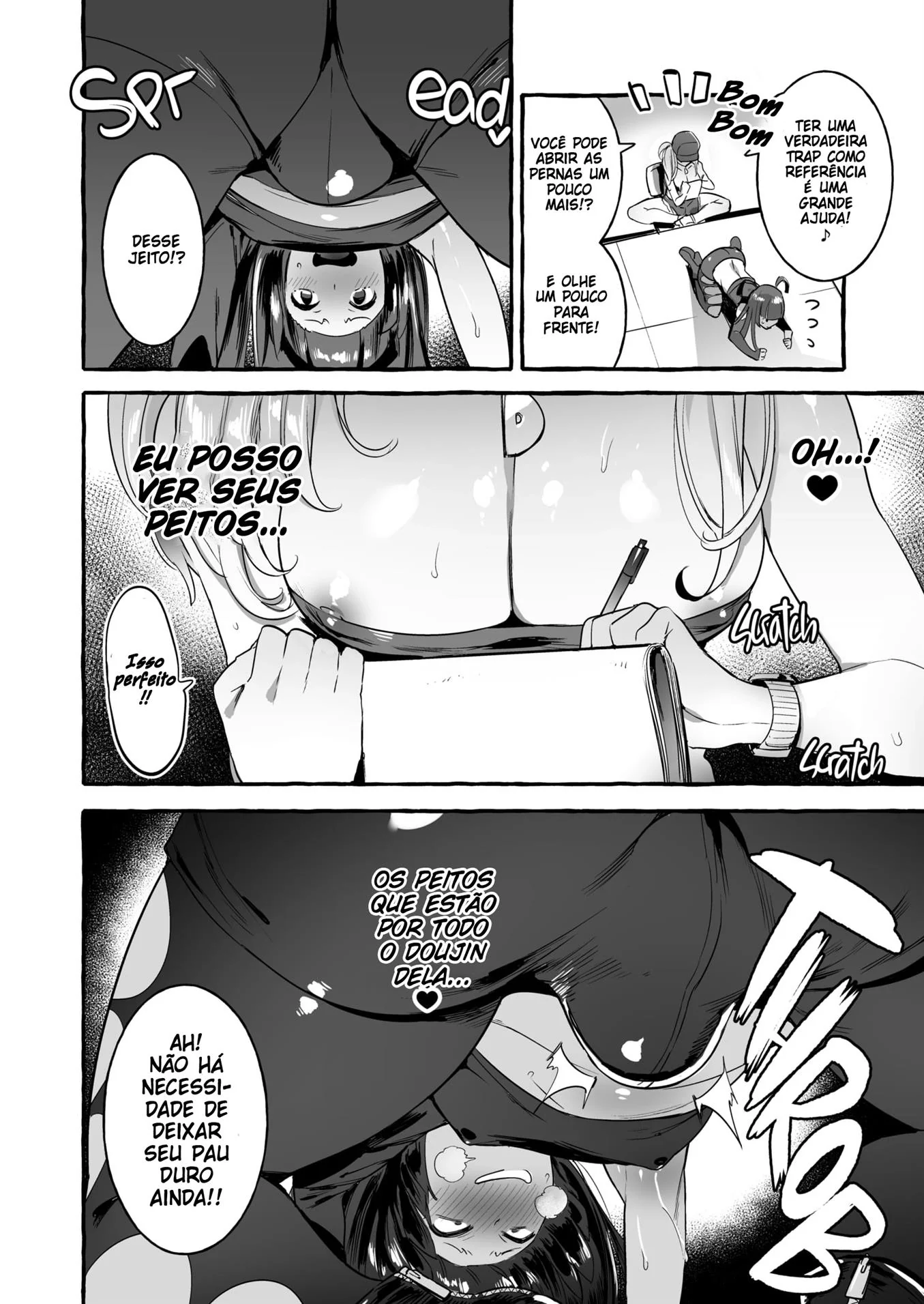 Ensaio Sensual – Putaria de Futanaris em Hentai HQ Brasileiro