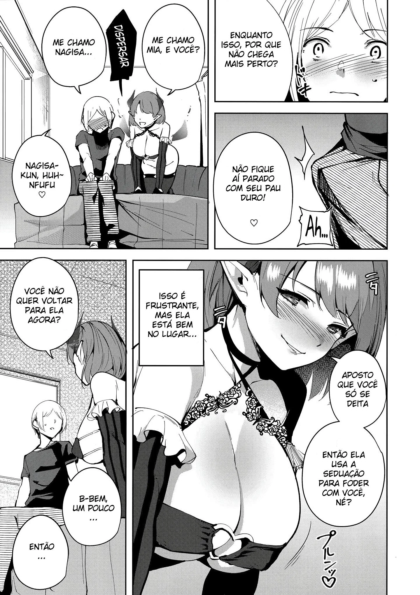 Succubus Sedenta: Satisfazendo a Piranha Sedutora em HQ Brasileiro de Hentai