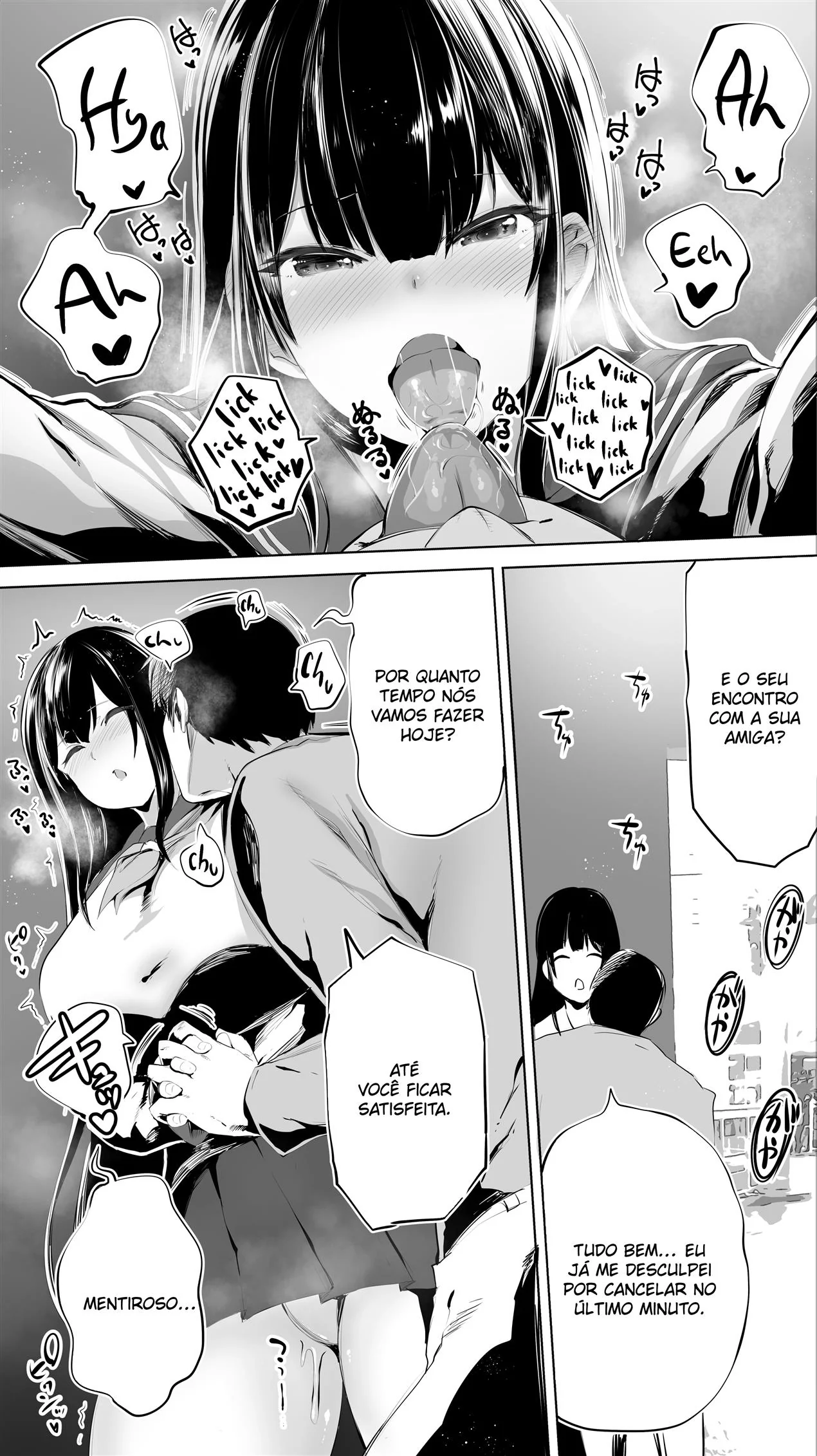 Pai de família dando um trato na colegial Mei em Hentai HQ