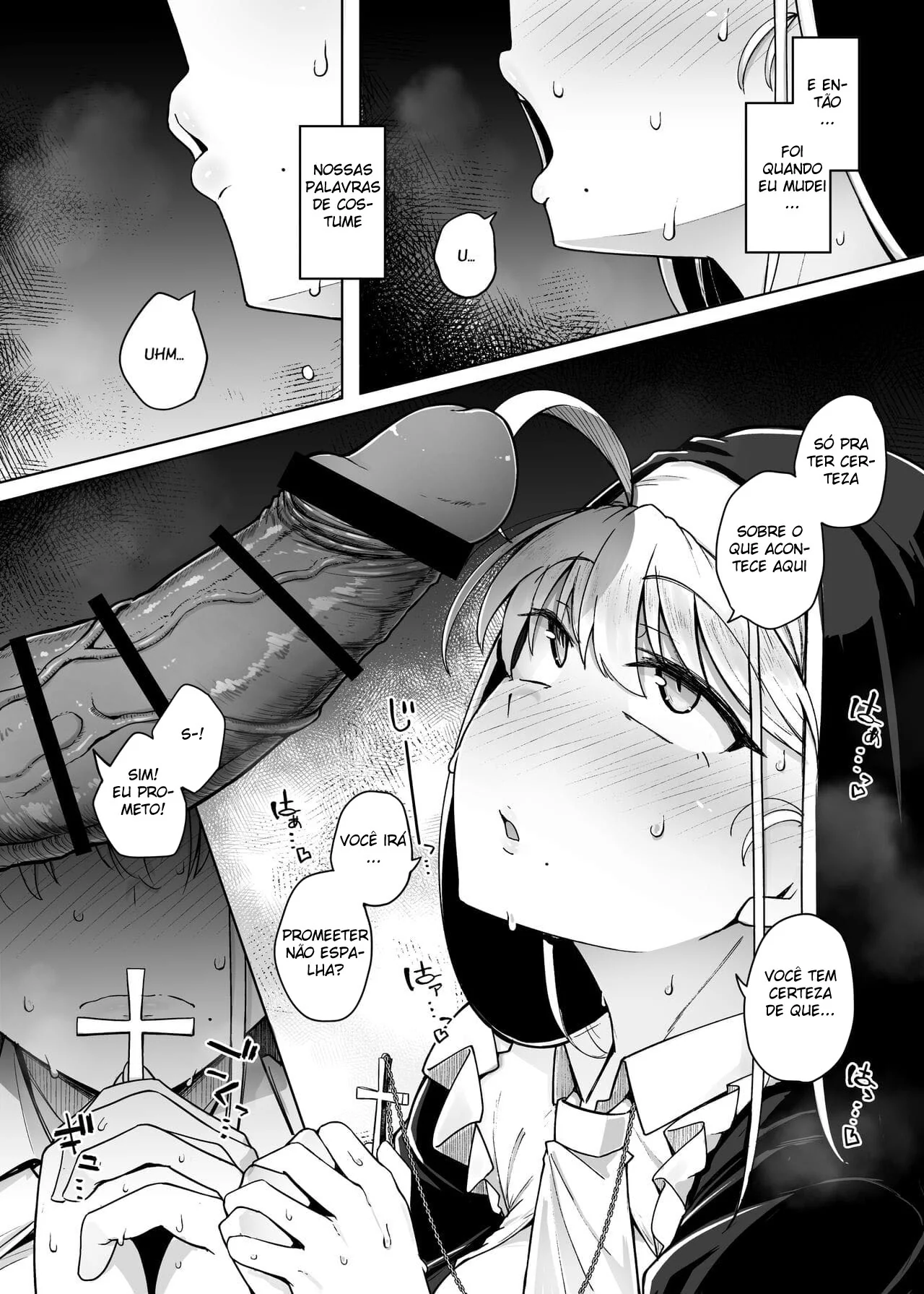 Piranha do Interior: Buceta Latejante querendo Rola em Hentai HQ Brasileiro