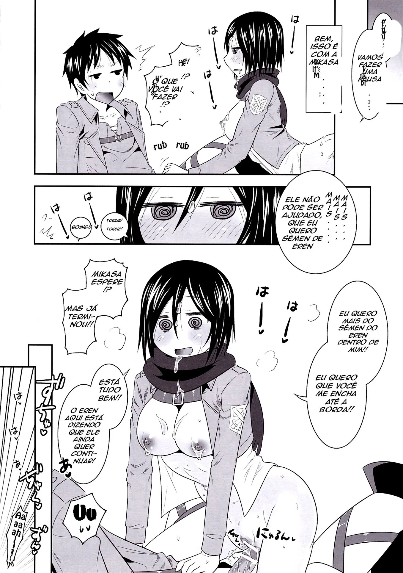 [REVISAR POST ⚠️✏️] Ciúmes da Mikasa