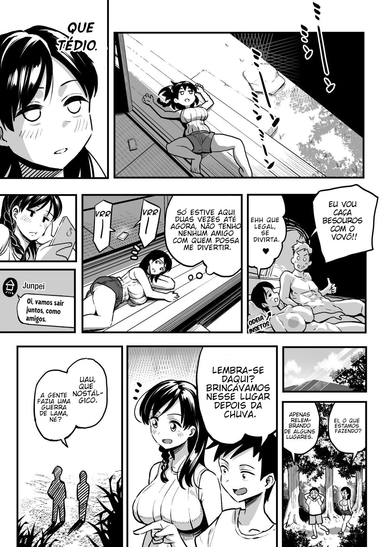 Meiko, a Dona de Casa Piranha, se Encontra com um Novinho Charminho na Padaria – Em Hentai HQ Brasileiro