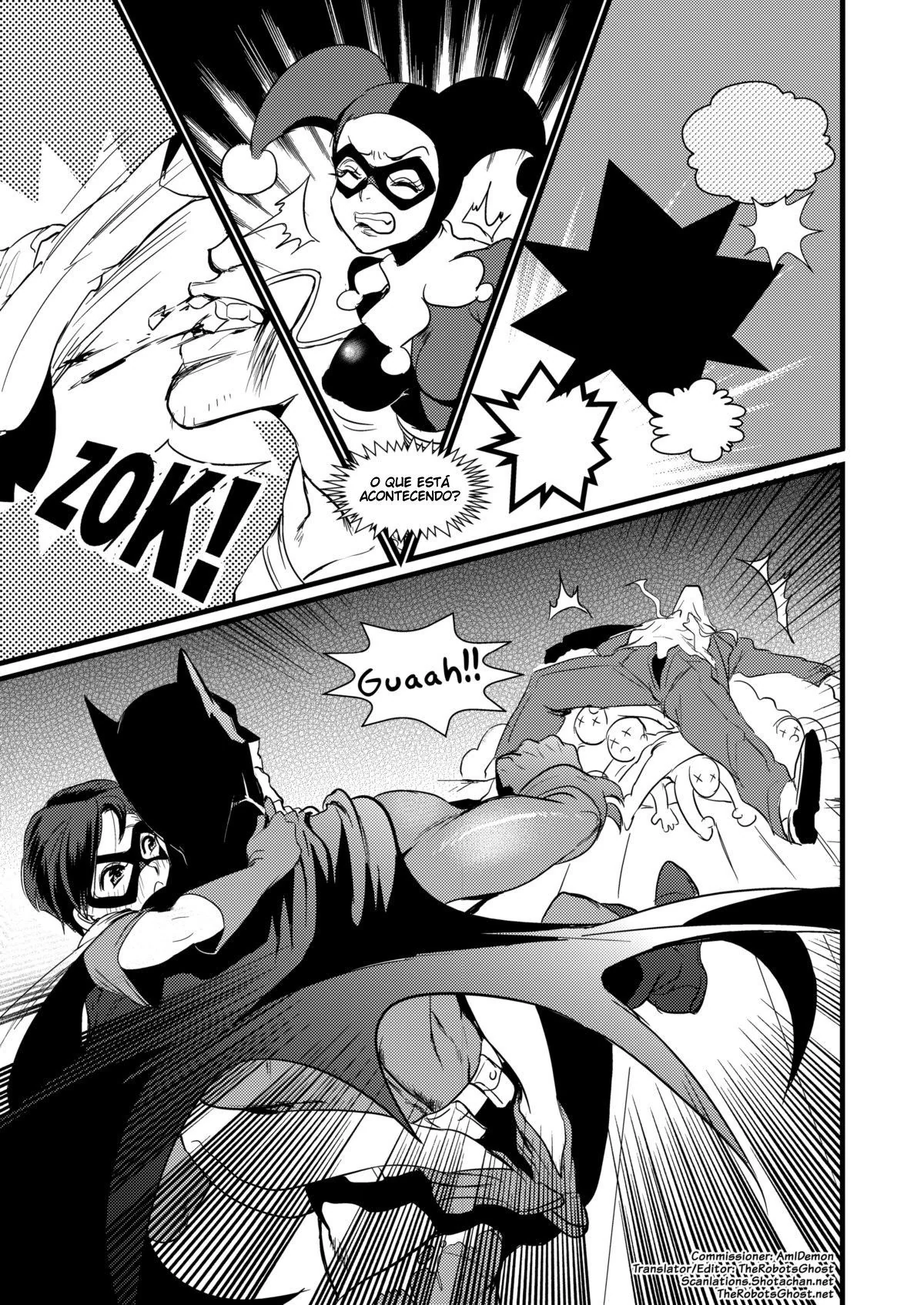 Batman e Robin na Orgia com a Arlequina – A Vingança da Piranha Psicopata em HQ Brasileiro