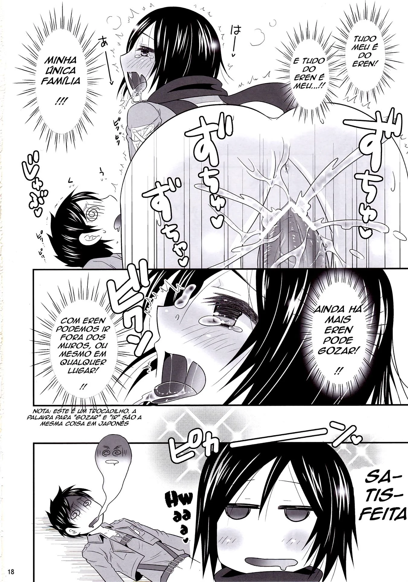 [REVISAR POST ⚠️✏️] Ciúmes da Mikasa