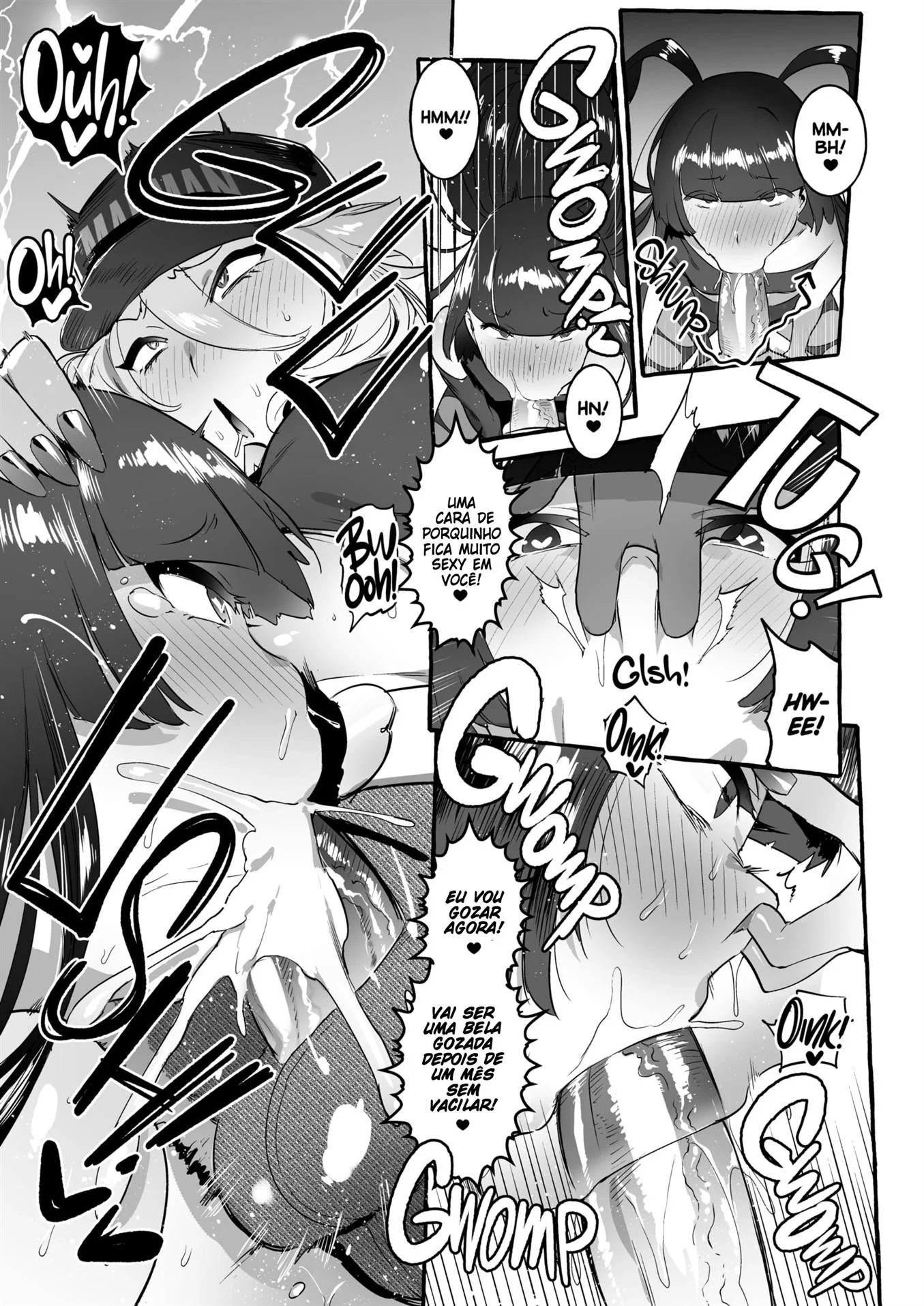 Ensaio Sensual – Putaria de Futanaris em Hentai HQ Brasileiro