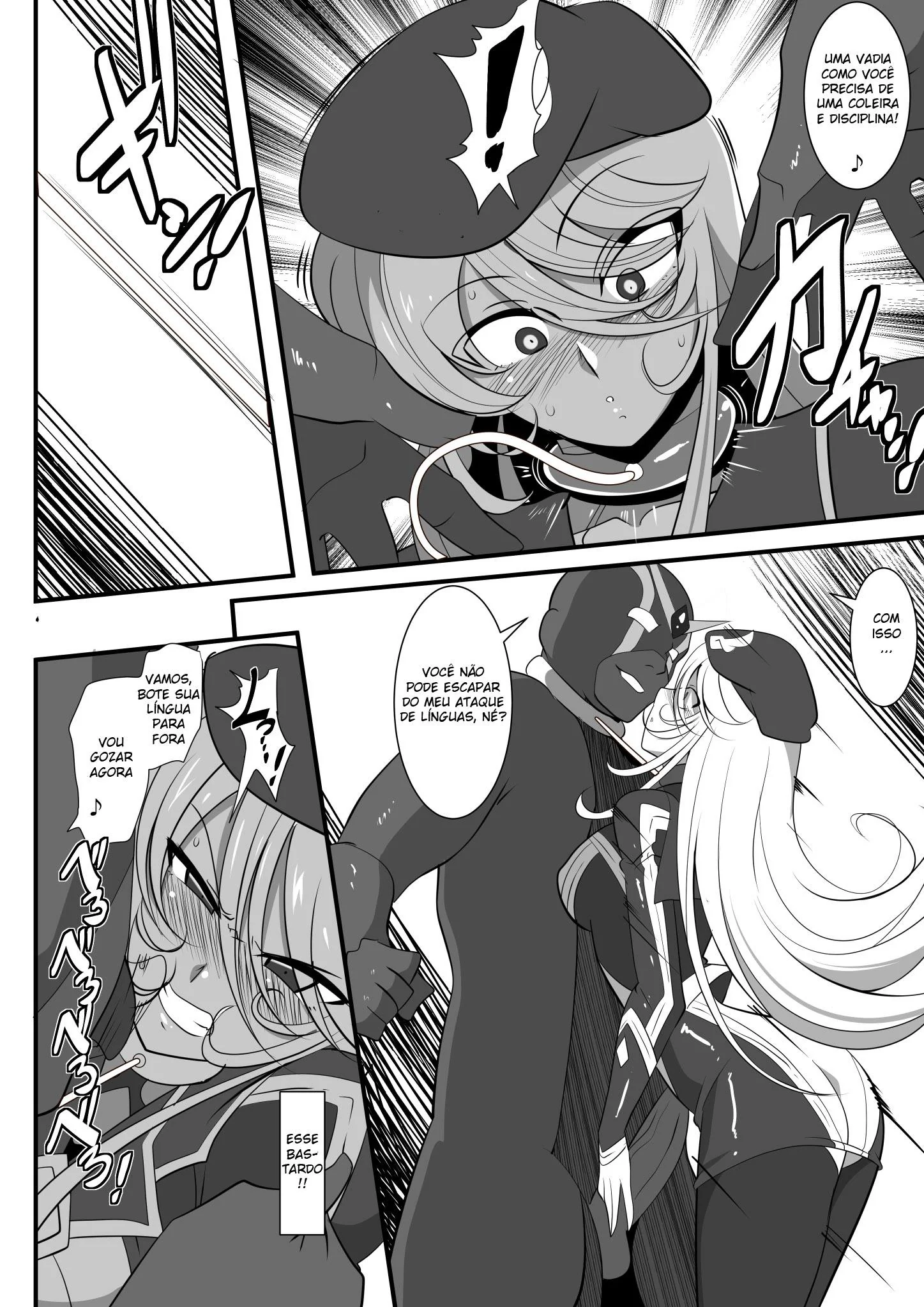 Anbarerl, a piranha superior dando sua buceta para vários caras maduros em HQ brasileira de hentai