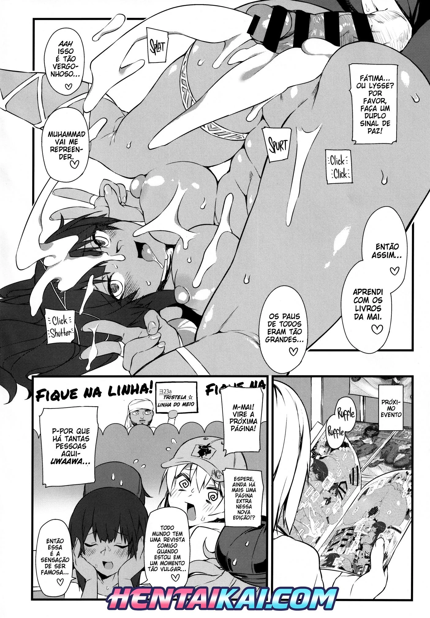 Irmãos em uma Putaria Incrível com Celebridade Agente Secreta | HQ de Sexo Proibido em Hentai HQ Brasileiro