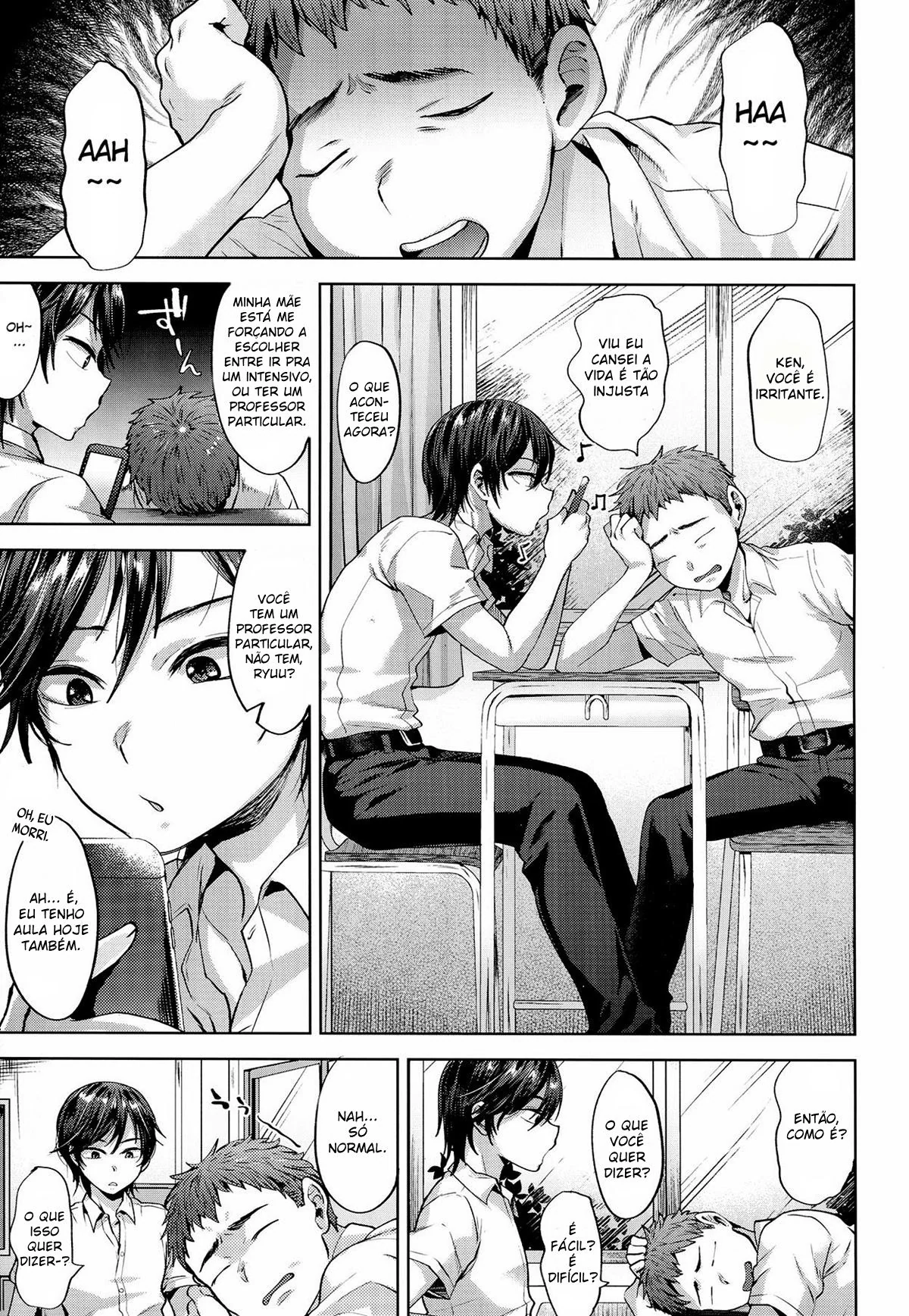 Professor Particular Coroa e Pervertido: Ensinando Ryuu-kun da Maneira Mais Safada! Em Hentai HQ Brasileiro