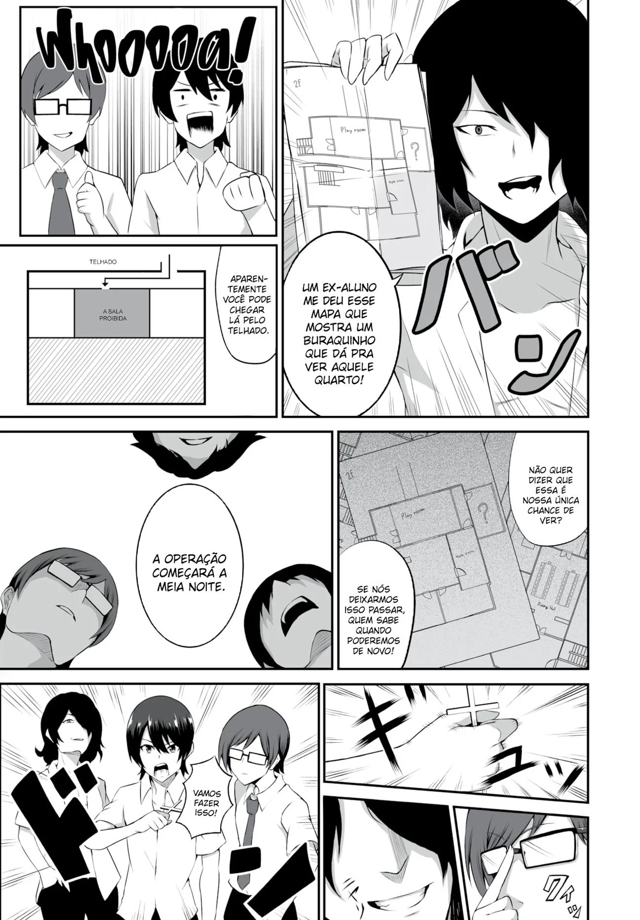 Tentação na Cozinha – Fujita e a Piranha Estrangeira em Hentai HQ