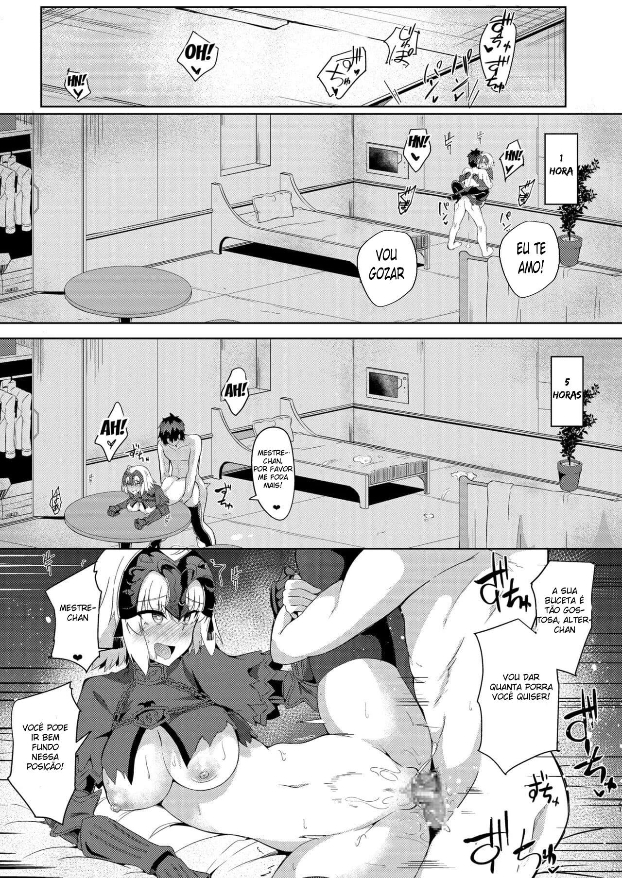 Provocações Entre o Mestre e Alter-chan em HQ Brasileiro