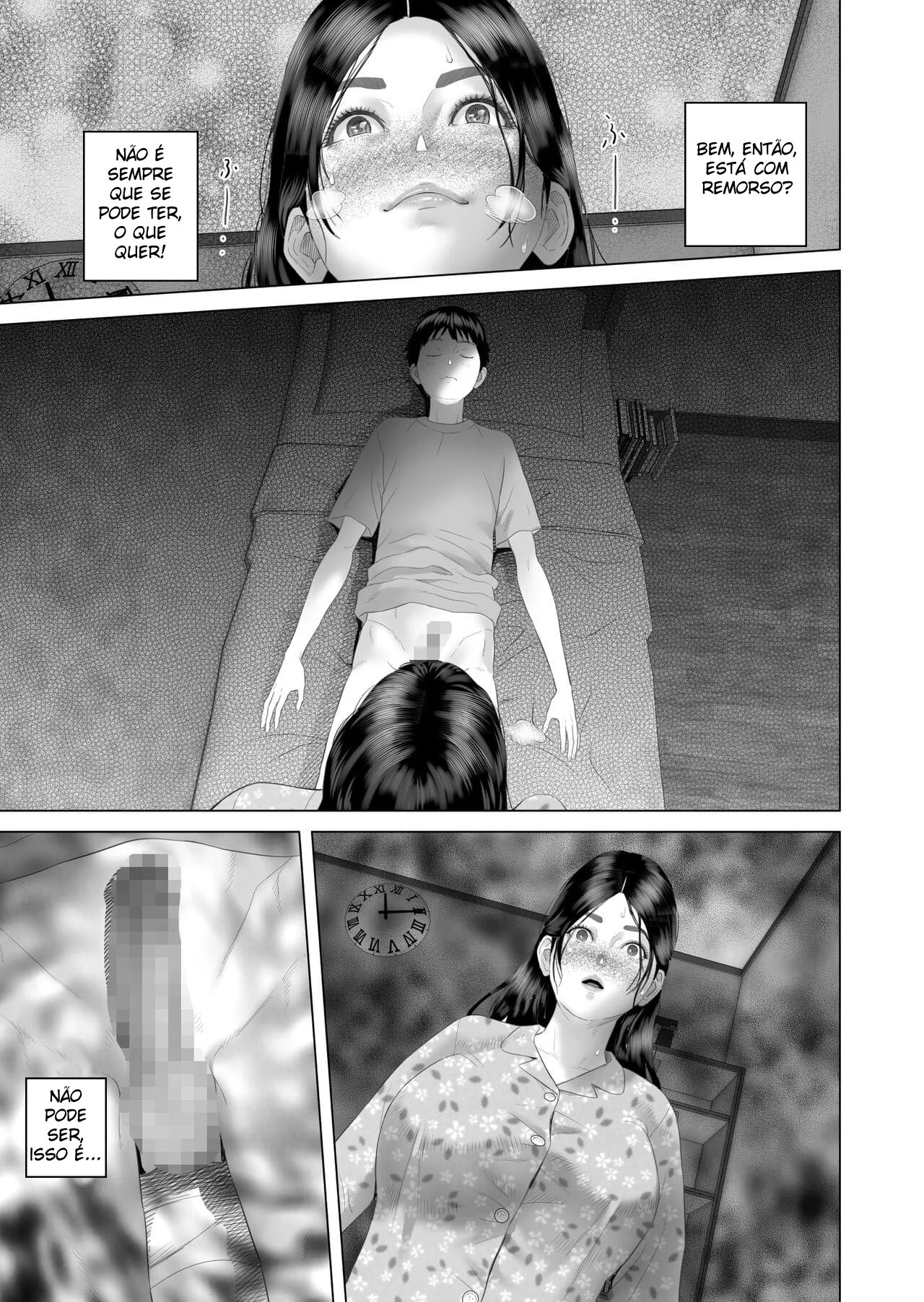Noboru e sua mãe Naho: Jogando Safadeza na Cama – HQ de Hentai Brasileiro