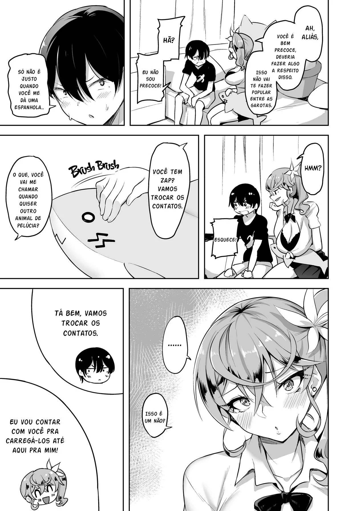 [REVISAR POST ⚠️✏️] Tentei Ajudar uma Linda Gyaru com uma Máquina de Pegar Bichinhos e Agora Estou Viciado em suas Espanholas