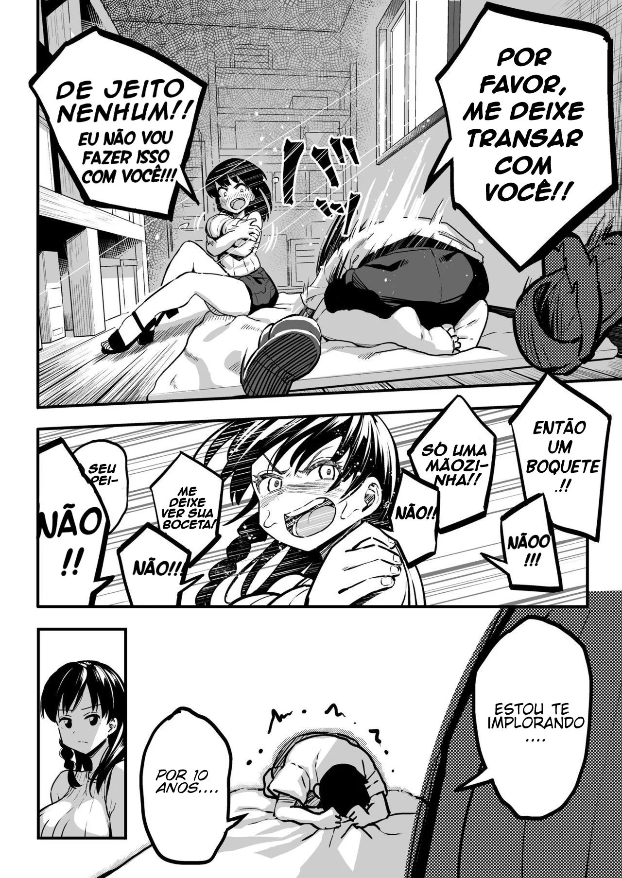 Meiko, a Dona de Casa Piranha, se Encontra com um Novinho Charminho na Padaria – Em Hentai HQ Brasileiro