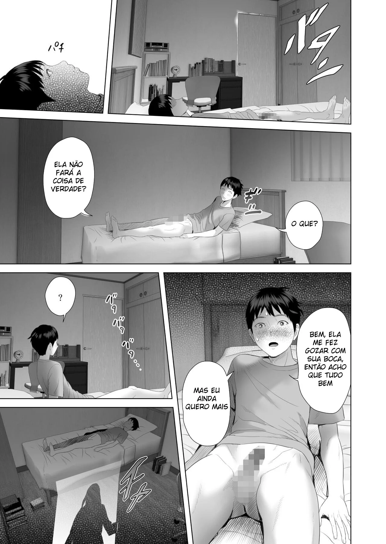 A Safadinha da Nininho Espiando a Buceta da Piranha Shayane em Hentai HQ Brasileiro!